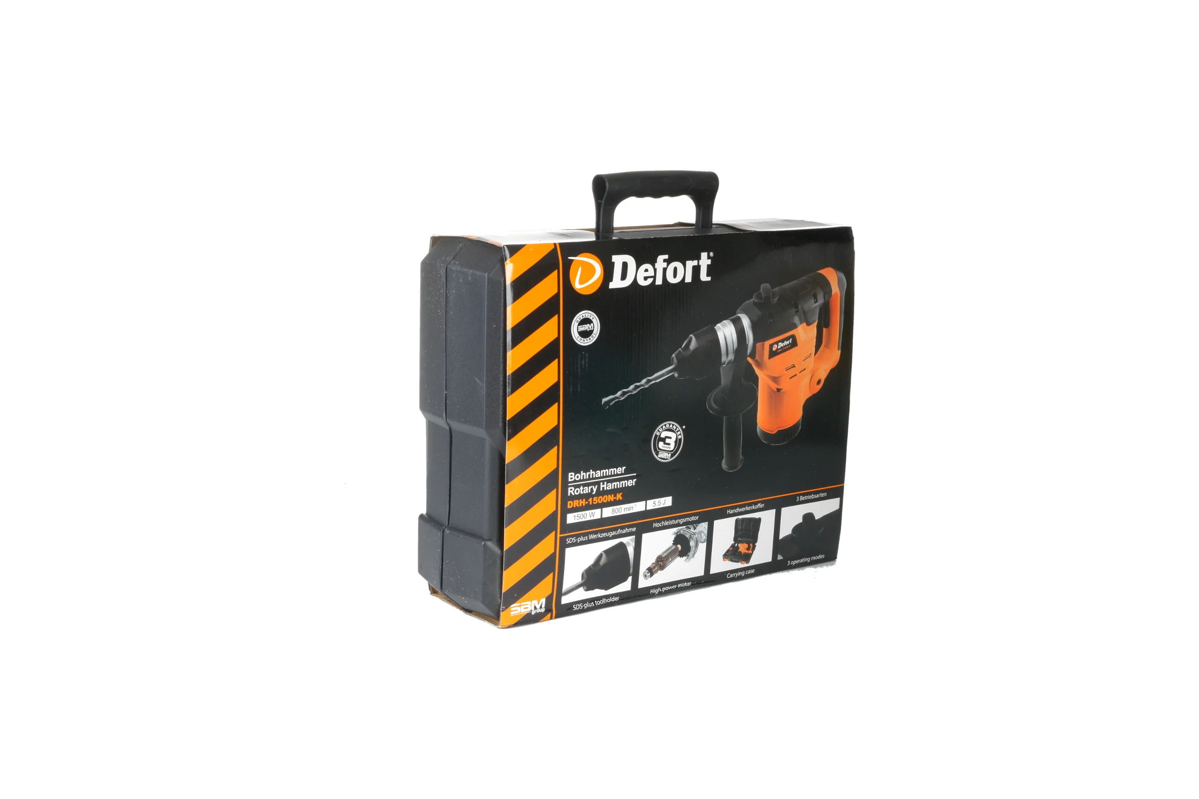 Электрический перфоратор DEFORT DRH-1500N-K 98293807