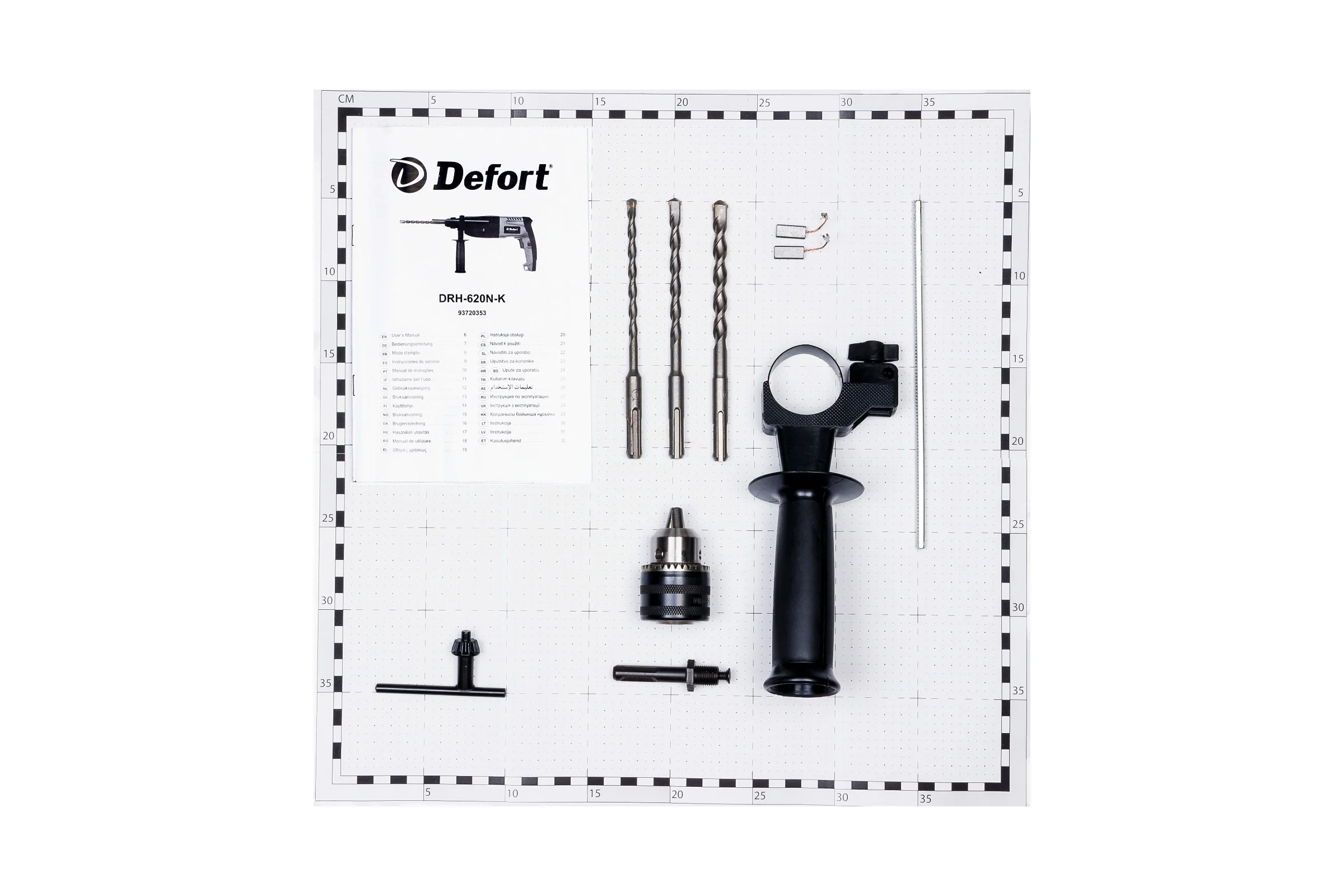 Электрический перфоратор DEFORT DRH-620N-K 93720353