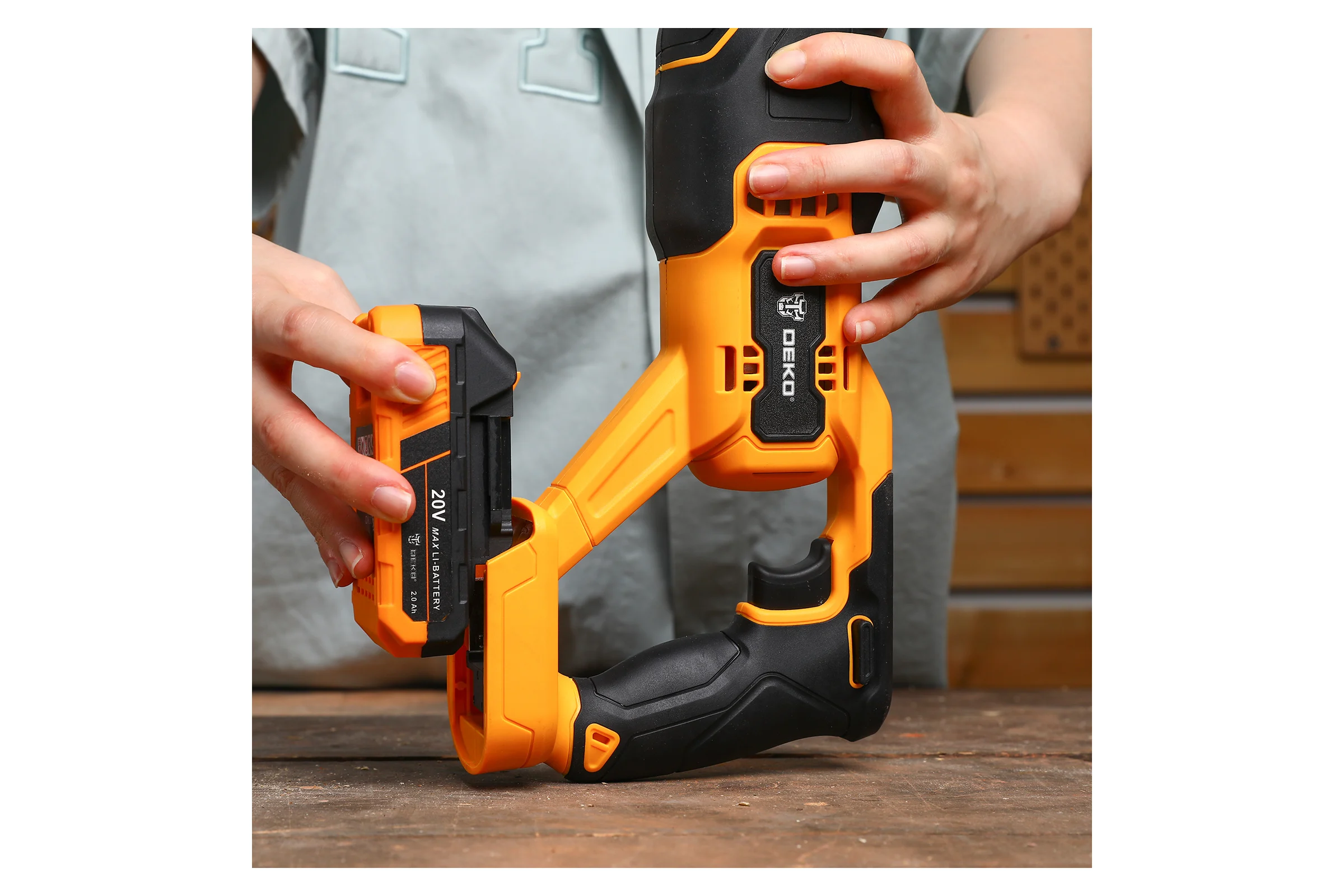 Аккумулятор тип BL1820B, Li-ion, 20В, 2.0А*ч DEKO 063-4056