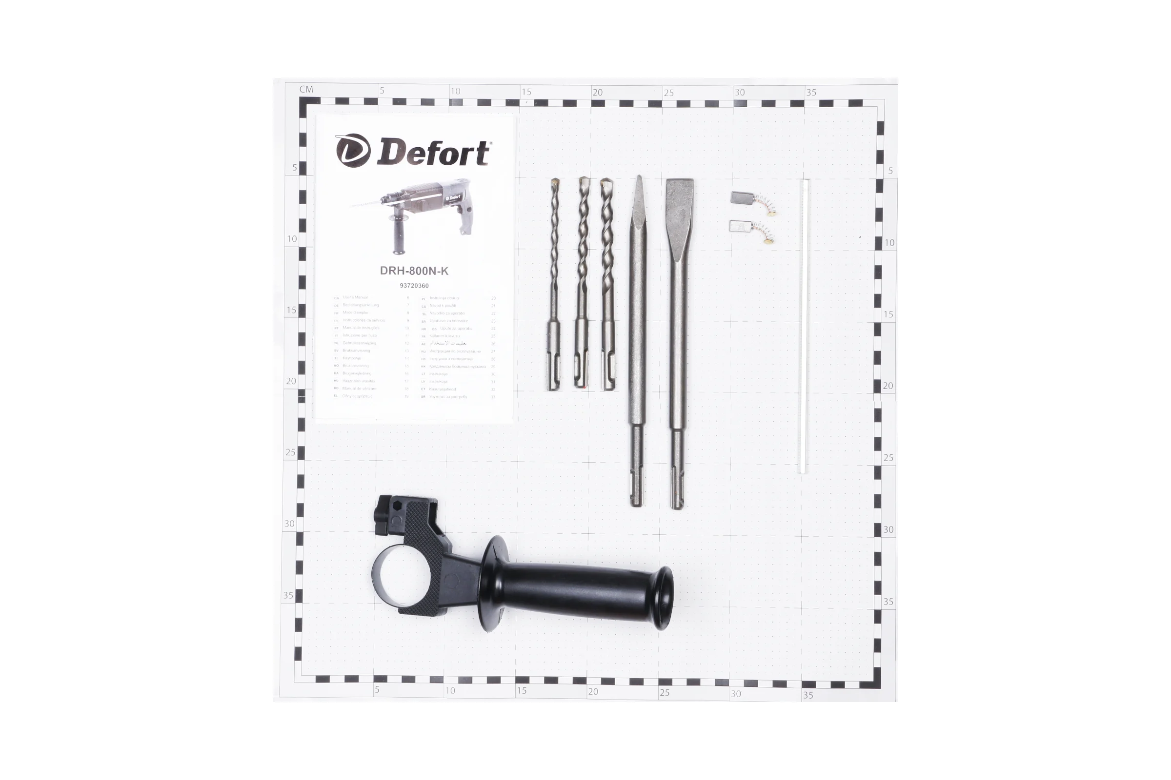 Электрический перфоратор DEFORT DRH-800N-K 93720360