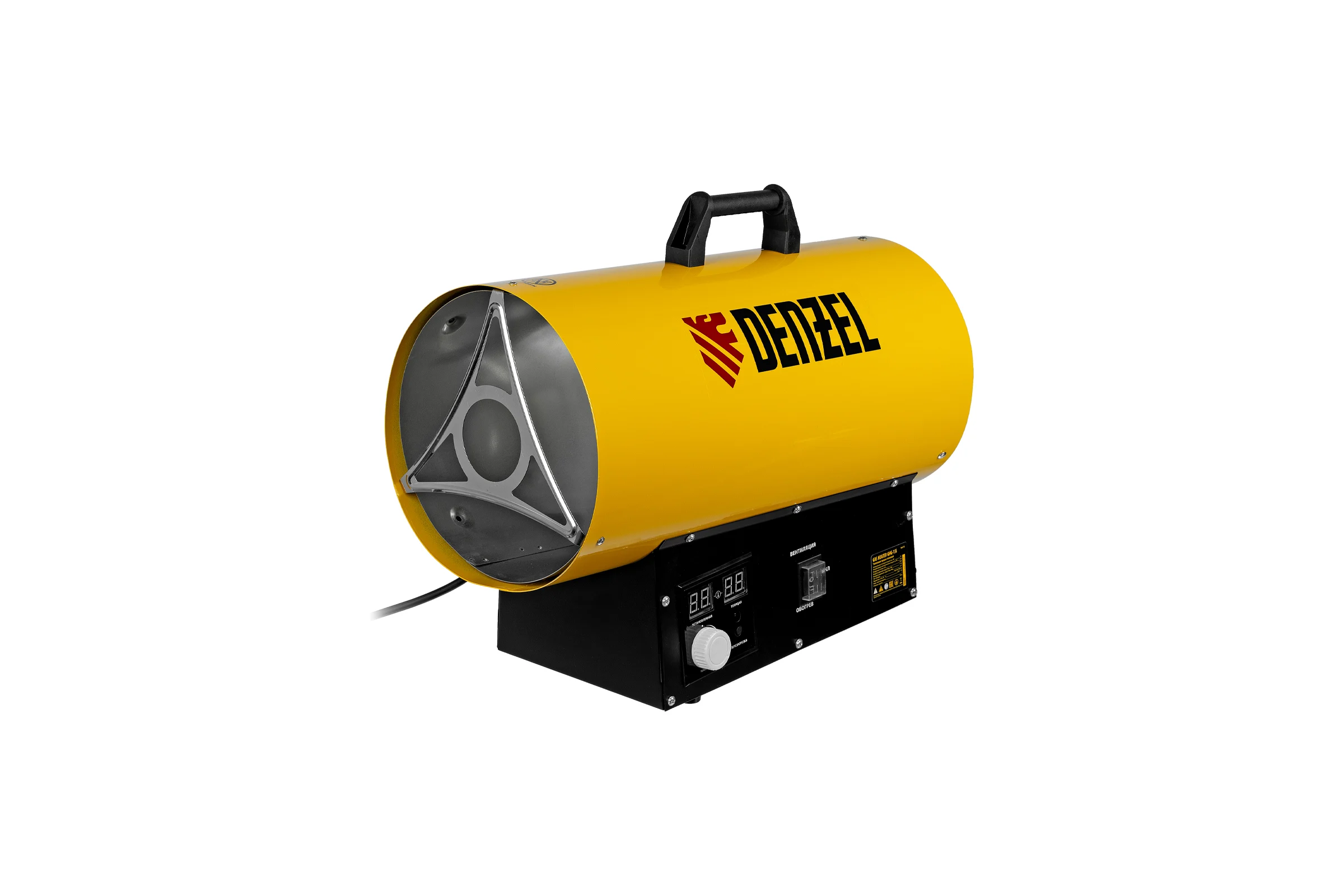 Газовая тепловая пушка Denzel ghg-15i, 15 квт, цифровой термостат, пропан-бутан 96478
