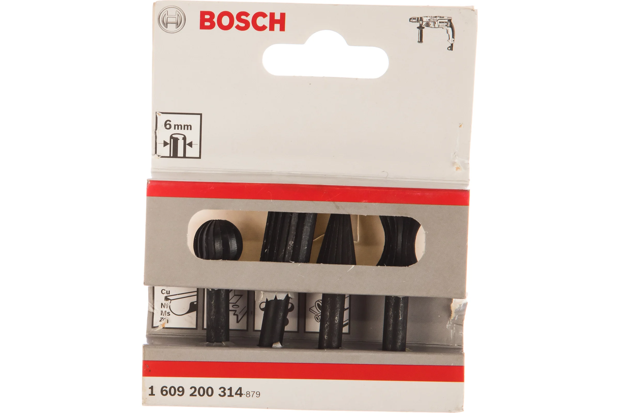 Набор бор-фрез 4 шт. Bosch 1609200314