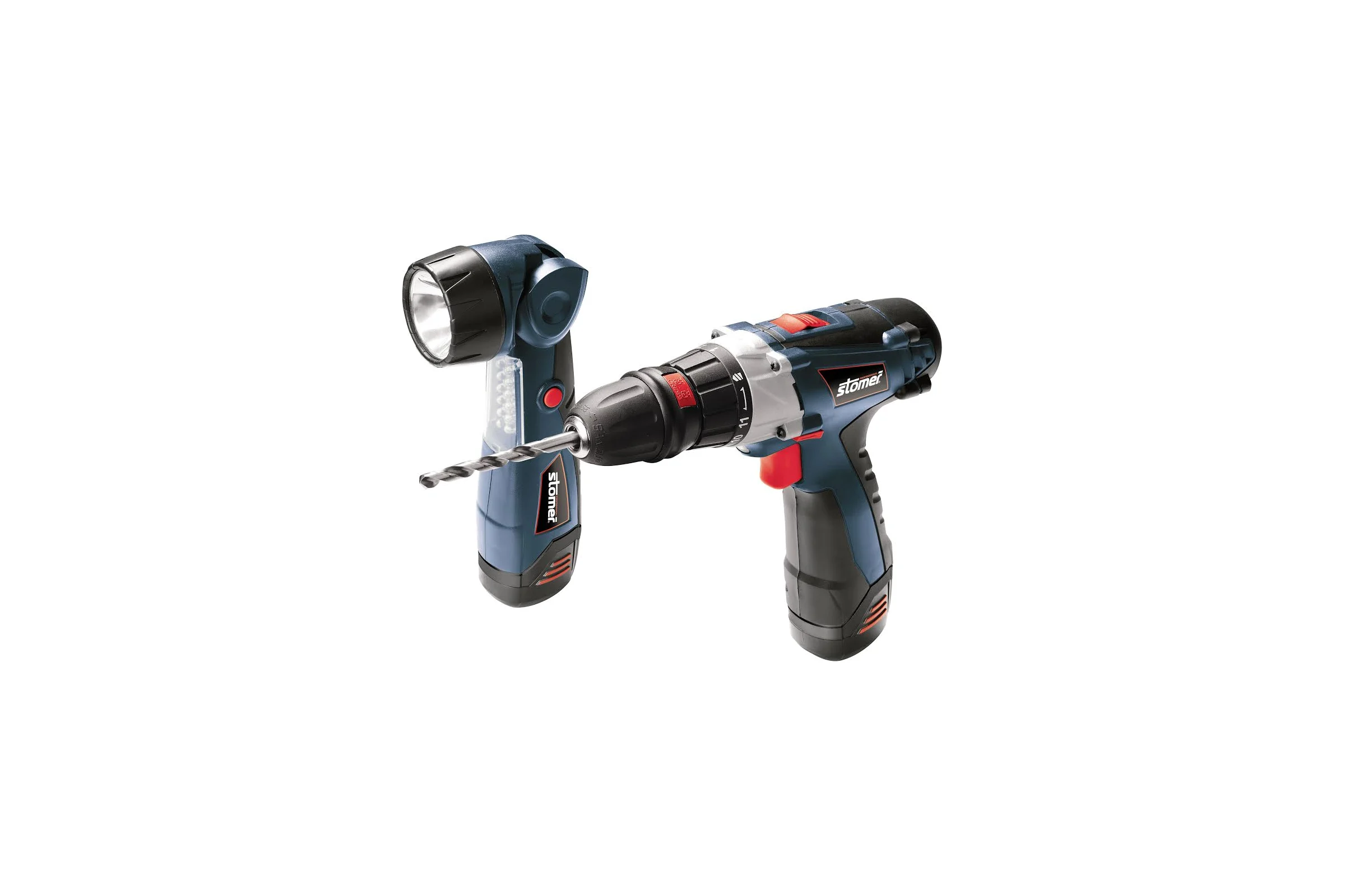 Набор аккумуляторных инструментов STOMER SAD-10,8x2-LtD 98291193