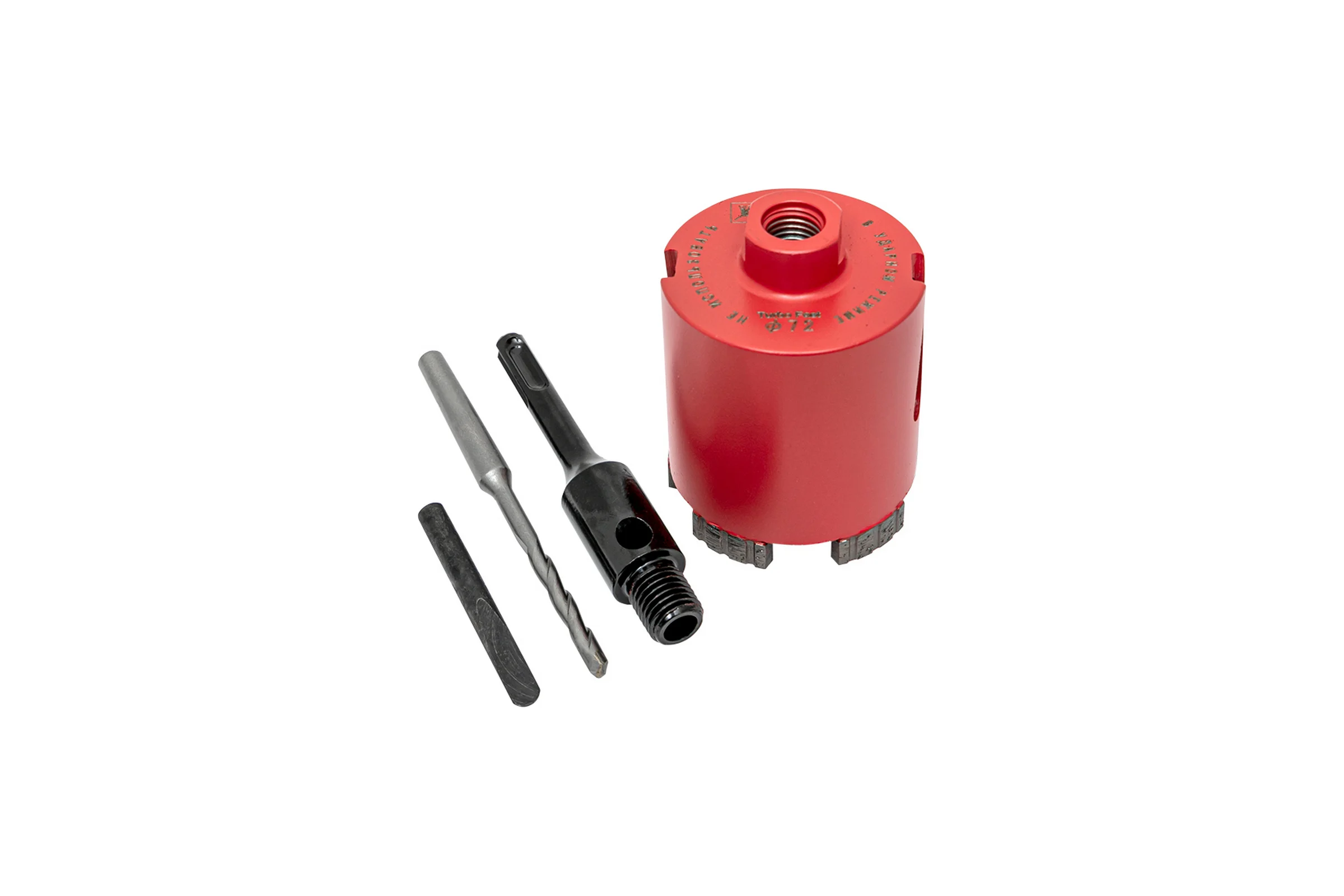 Коронка алмазная Turbo Fast Expert 72 мм, M16, Laser EKF dch-72-trb-m16