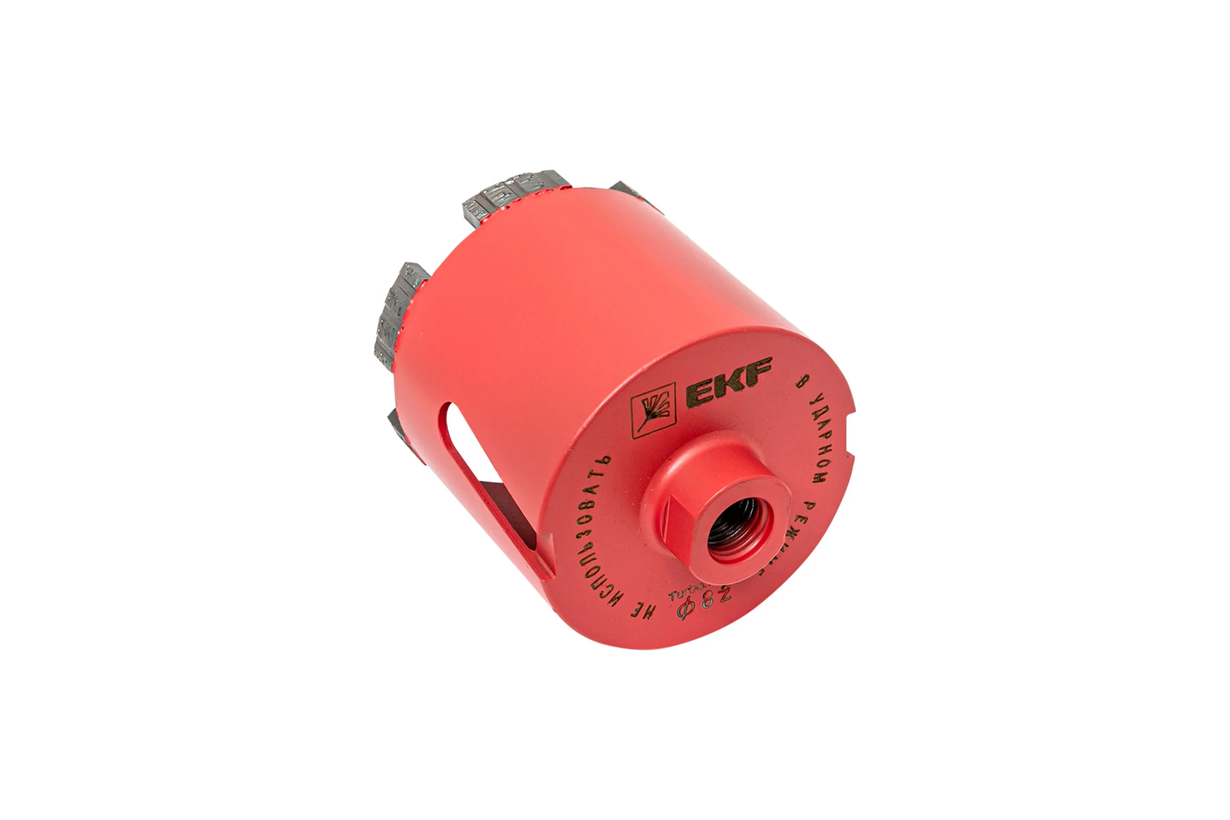 Коронка алмазная Turbo Fast Expert 82 мм, M16, Laser EKF dch-82-trb-m16