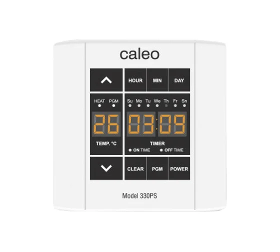 Терморегулятор встраиваемый (сенсорный с программой) Caleo 330PS