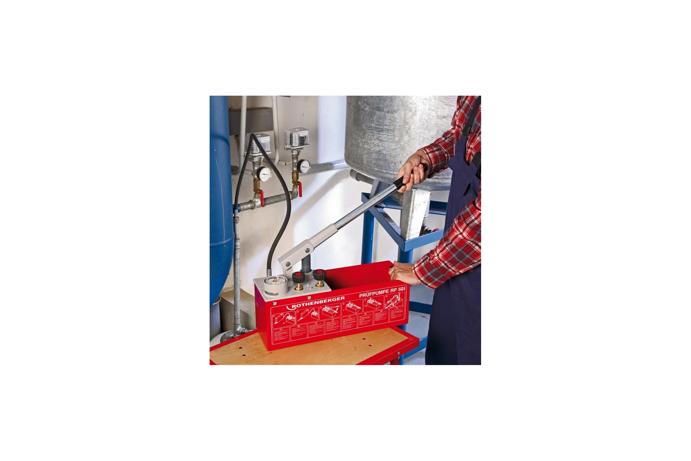 Ручной опрессовочный насос Rothenberger RP 50S 60200