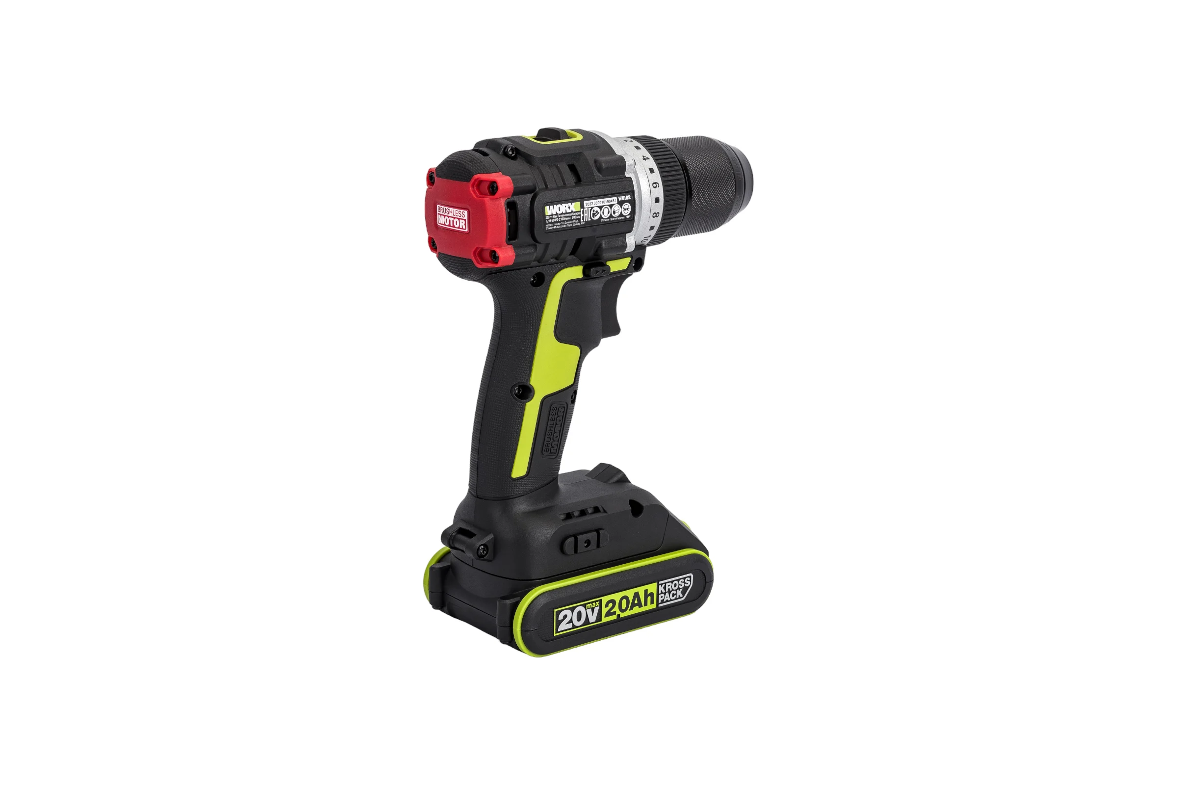 Аккумуляторная дрель-шуруповерт WORX Professional WU182