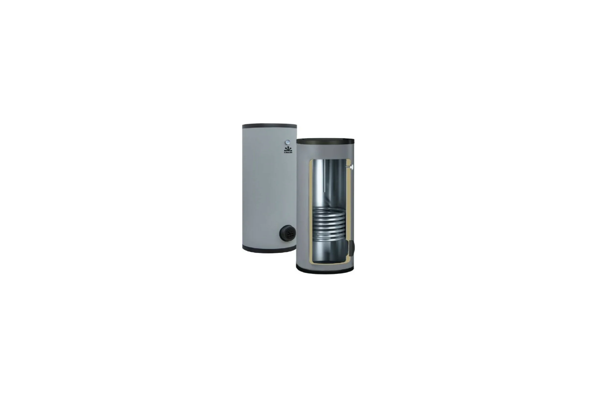 Бойлер GEKON INOX 300 л с 1-м ТО HWB 300 1HE 45 кВт напольный GKB3001N