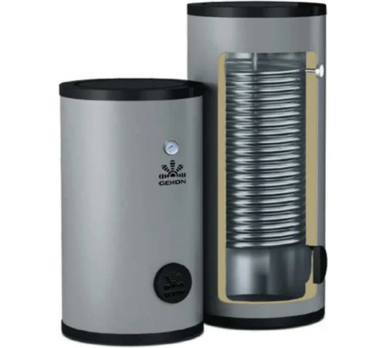 Бойлер GEKON INOX 300 л с 1-м ТО HWB 300 1HE XL 122 кВт напольный GKB300XL