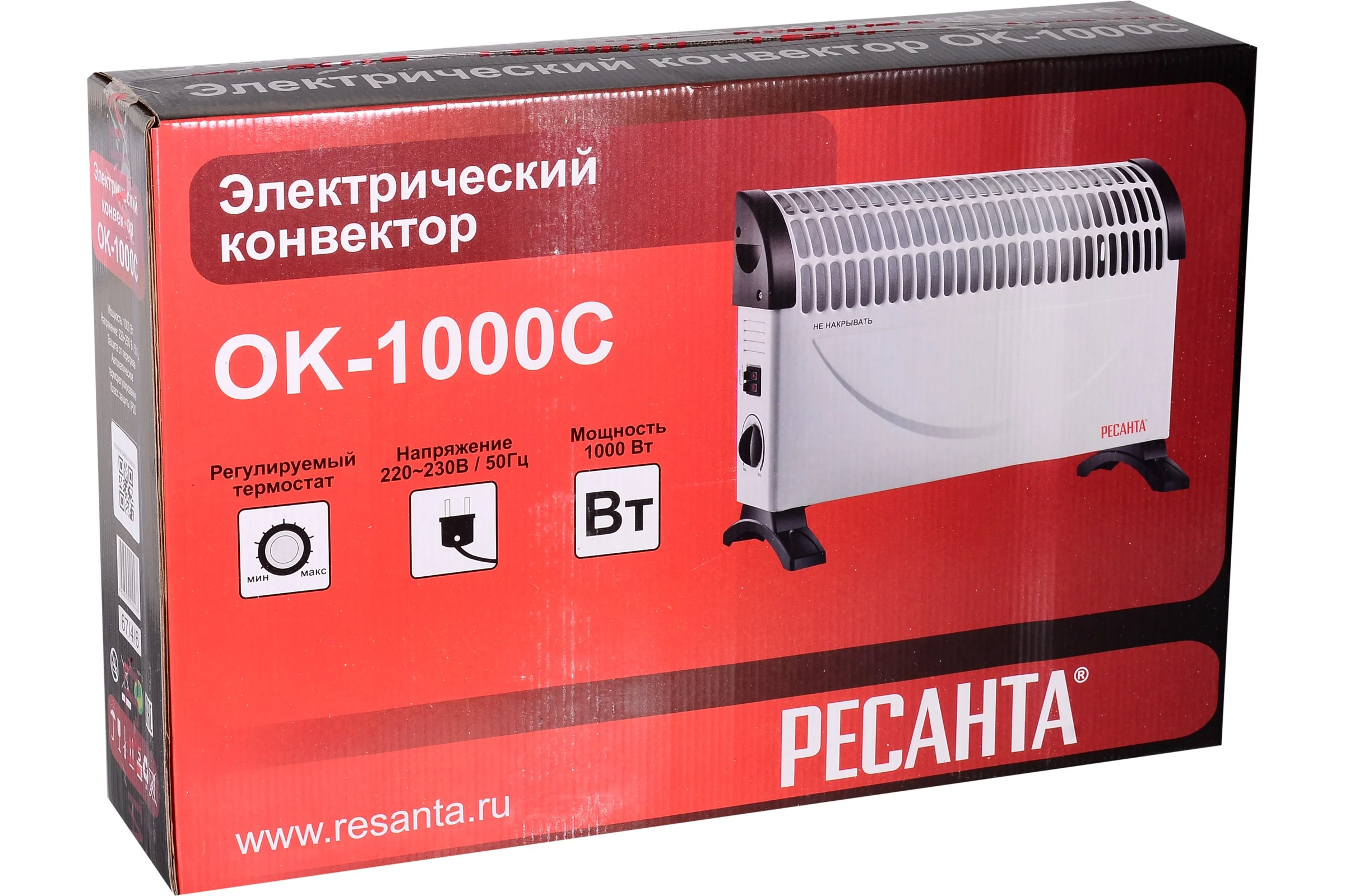 Напольный конвектор Ресанта ОК-1000С 67/4/6