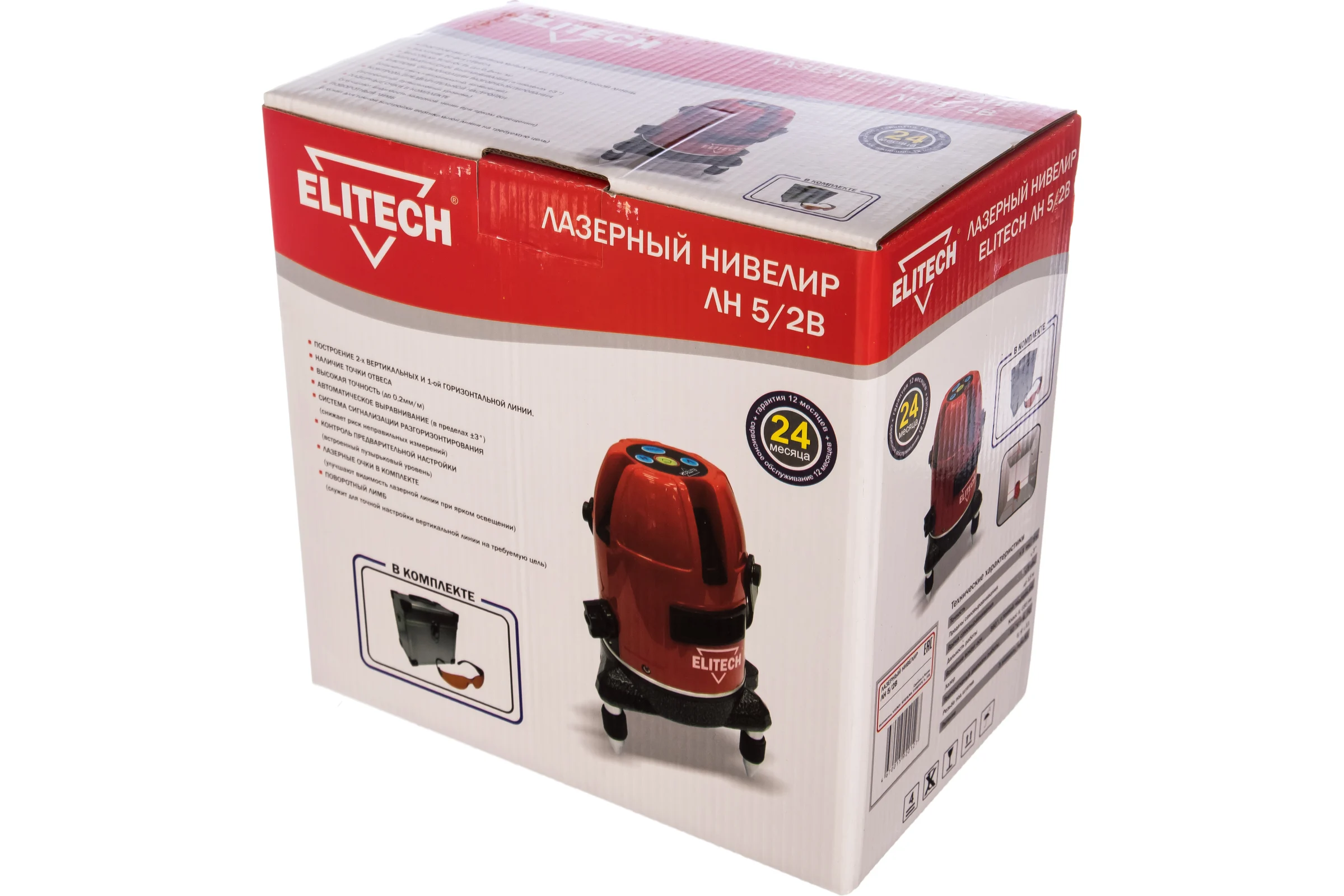 Нивелир Elitech ЛН 5/2В 178792