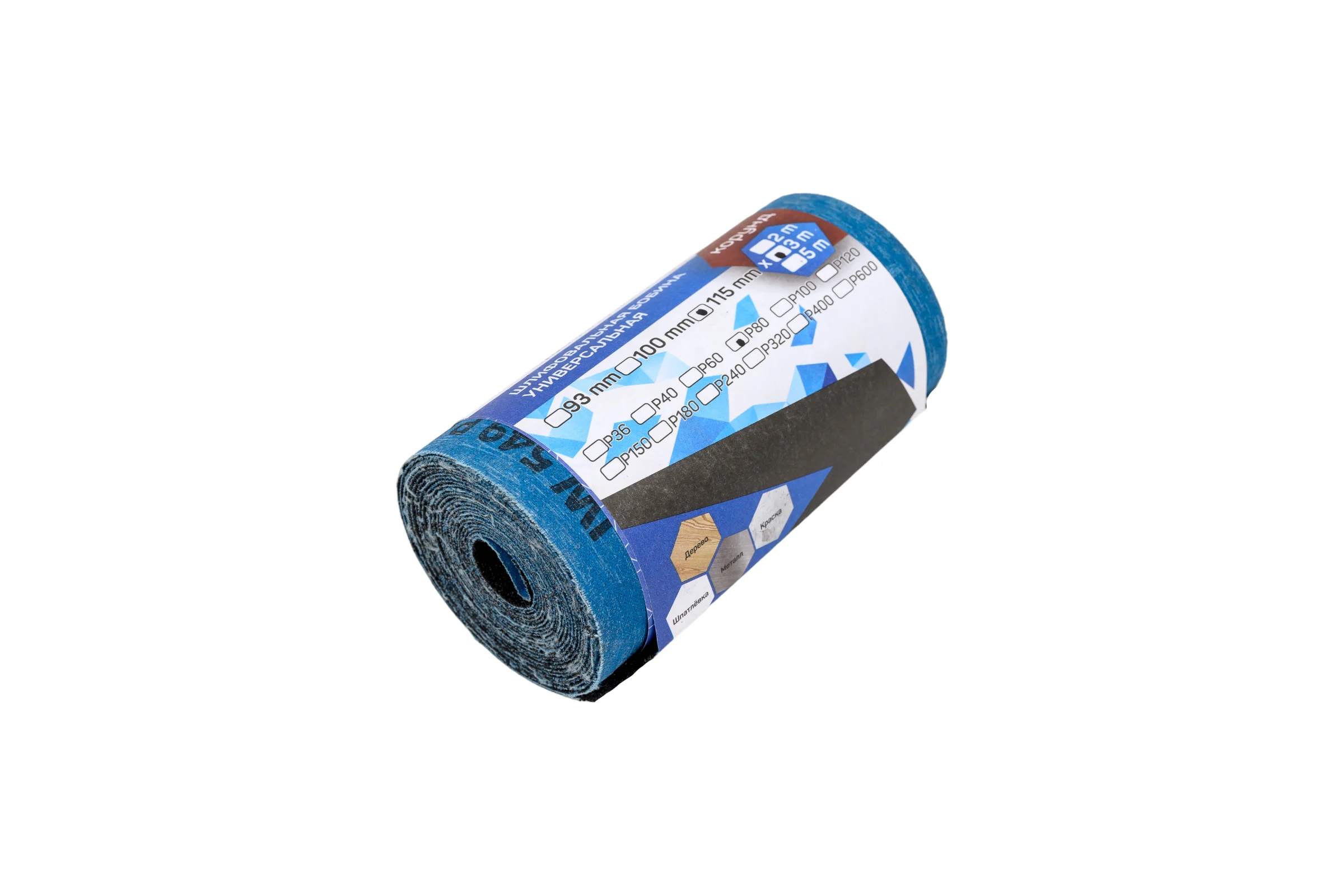 Бобина шлифовальная ШБ 115 мм, 3 м, JW549, P80 CARBOFLEX Н0191870 00-00015710