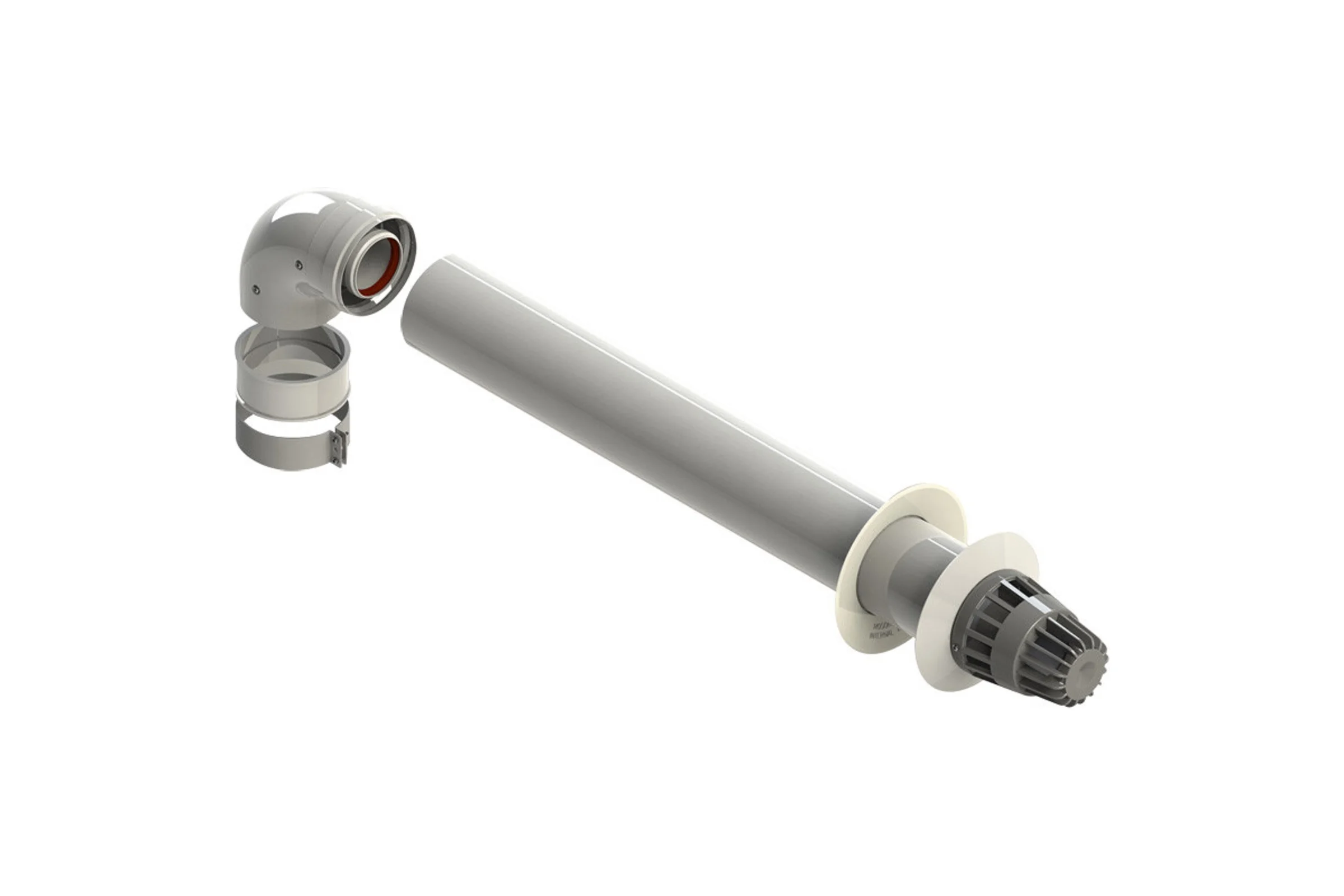 Комплект коаксиального дымохода Fondital А, 100/60, L=1 м, для TFS 6KITCON00A