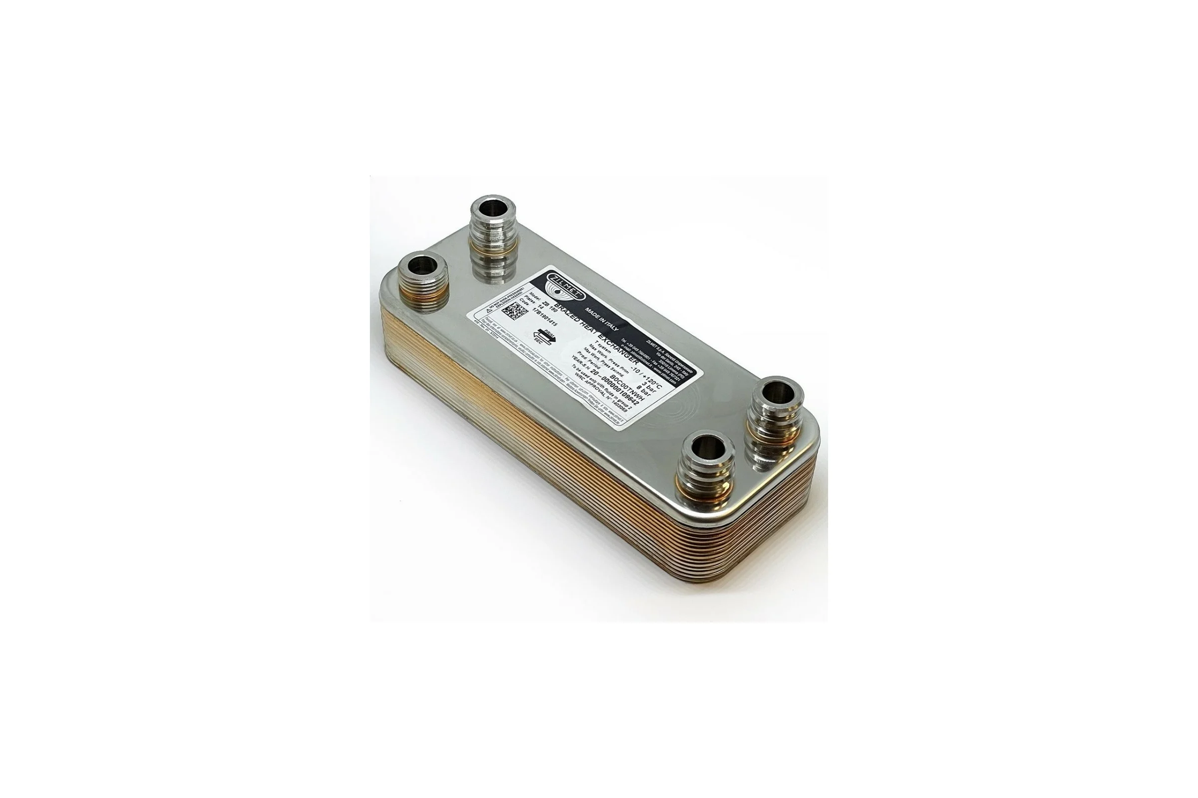 Паяный теплообменник Zilmet ZВ190 - 14P 17B1901415
