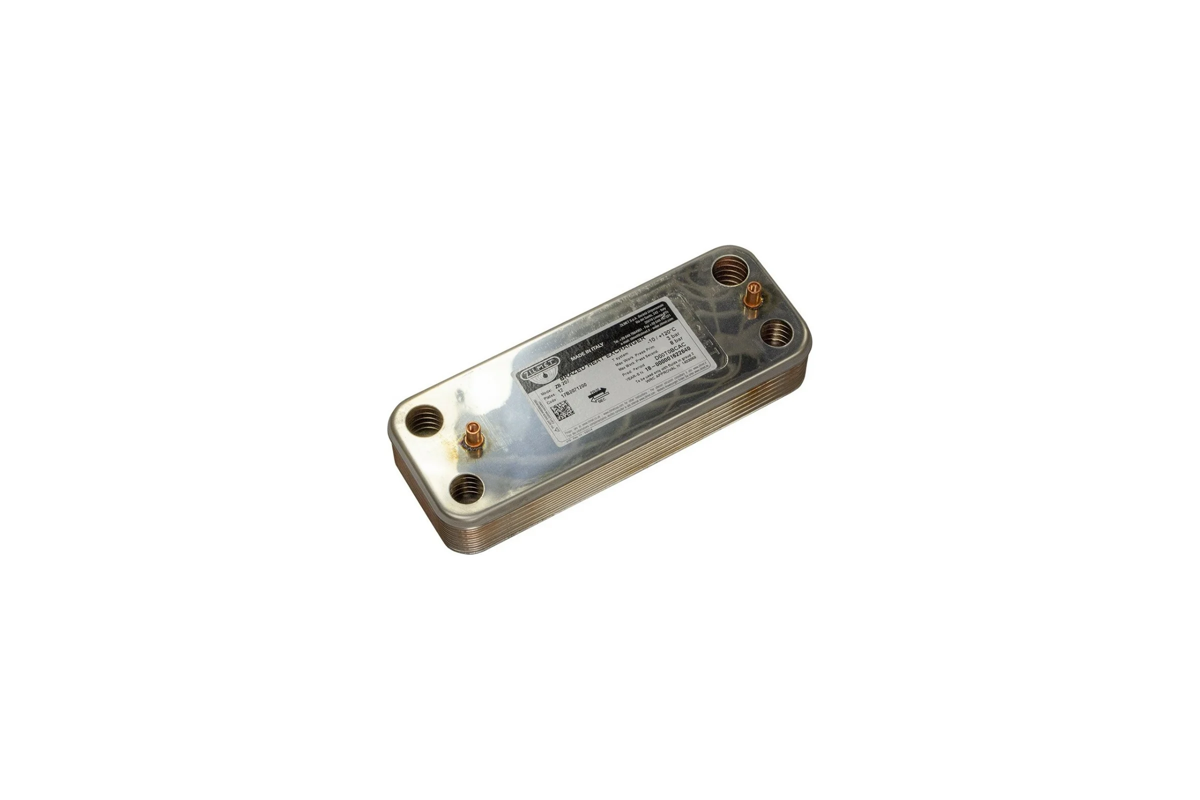 Паяный теплообменник Zilmet ZT207 - 14Р,  17T2071400 17B2071400