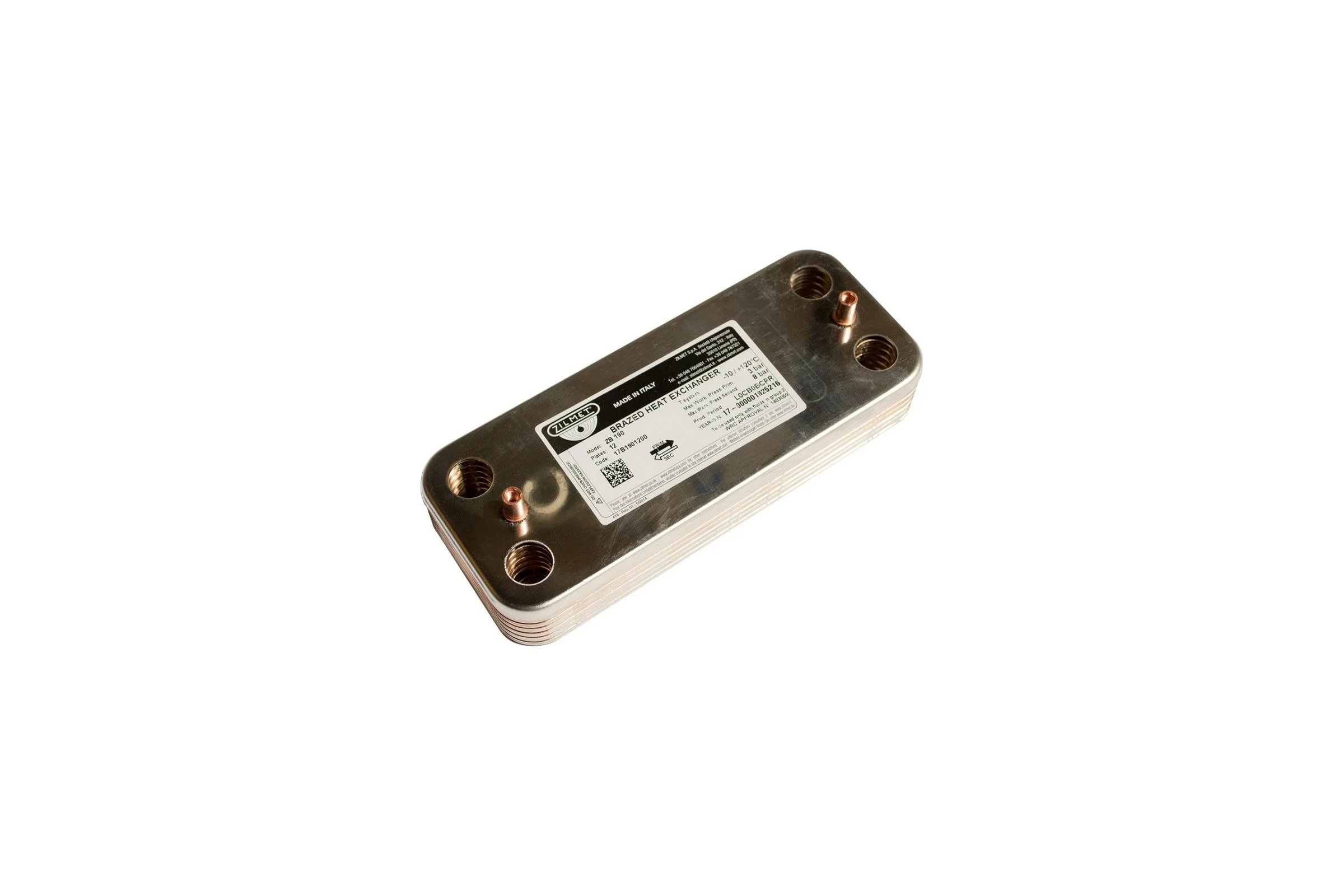 Паяный теплообменник Zilmet ZВ190 - 24P 17B1902400