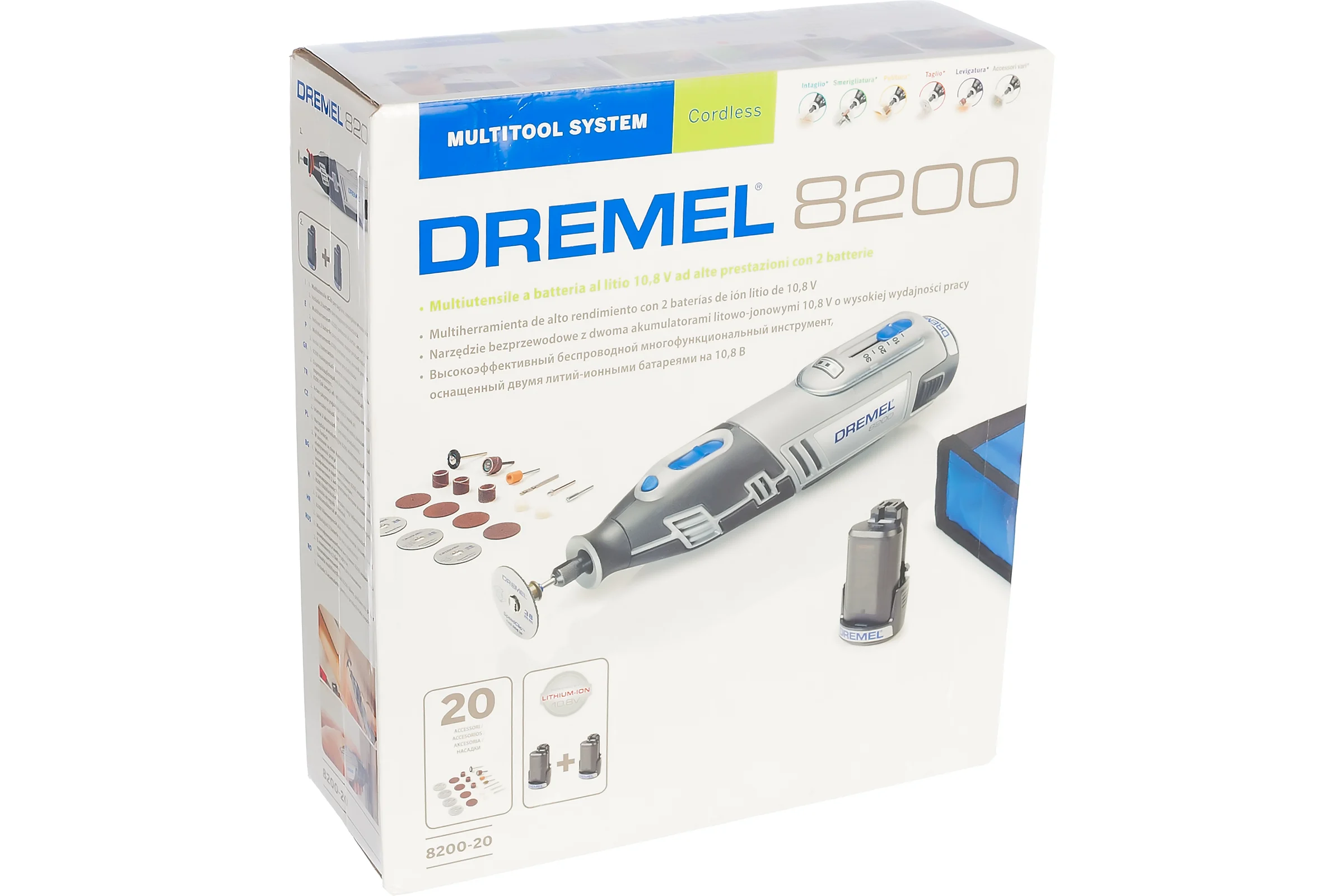 Аккумуляторный гравер Dremel 8200-20 F0138200JM