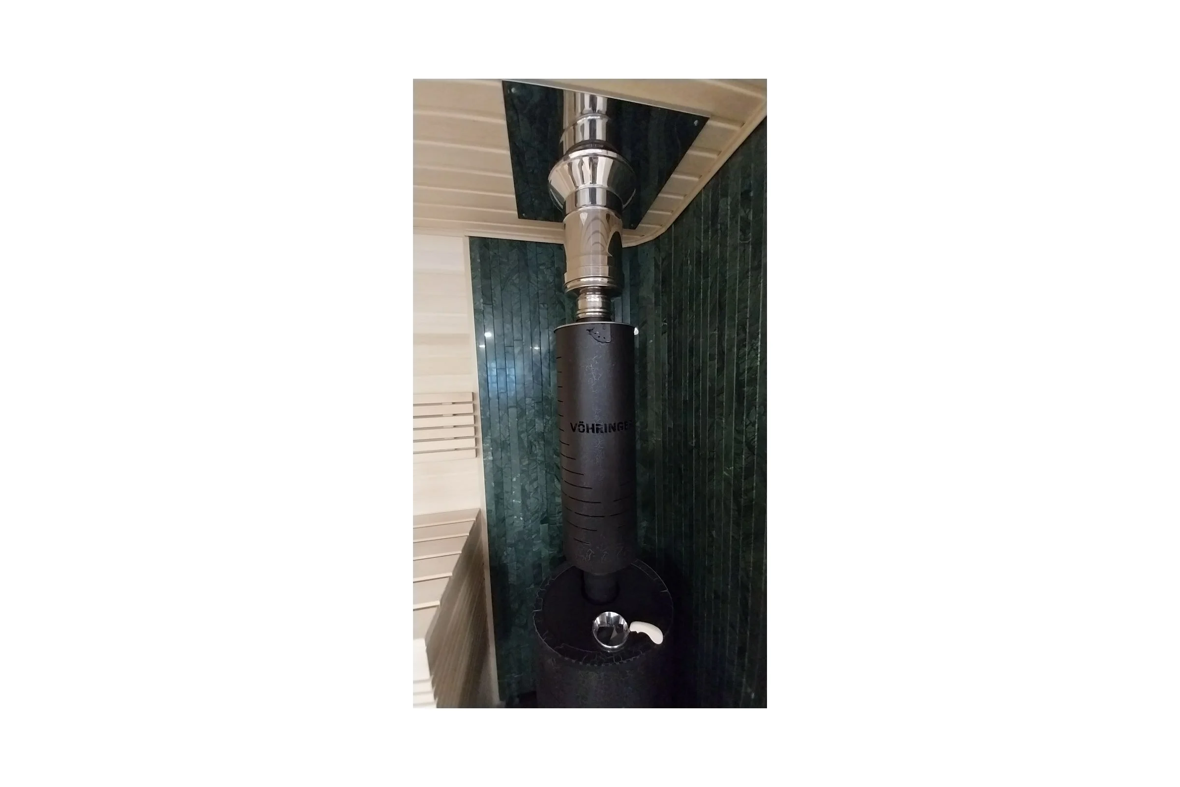 Дымоход для печи банной отопительной VOHRINGER D115 konvektor_kozhuh_shaika