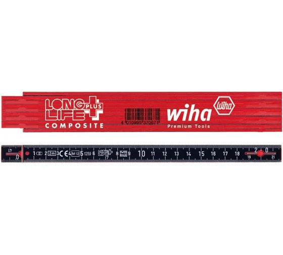 Складной метр 2м Wiha LonglifePlus Composite 37067