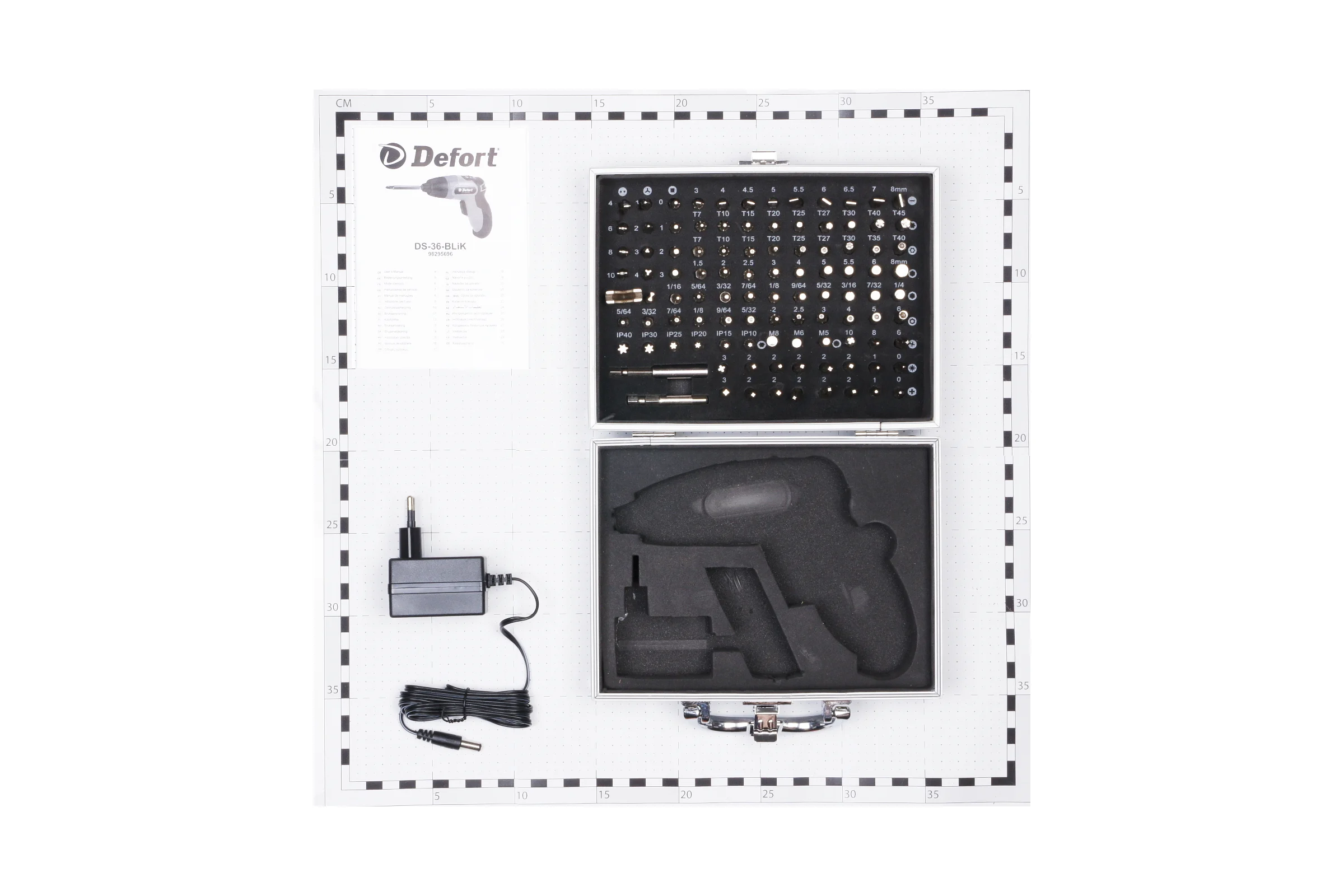 Аккумуляторная отвертка DEFORT DS-36-BLiK 98295696