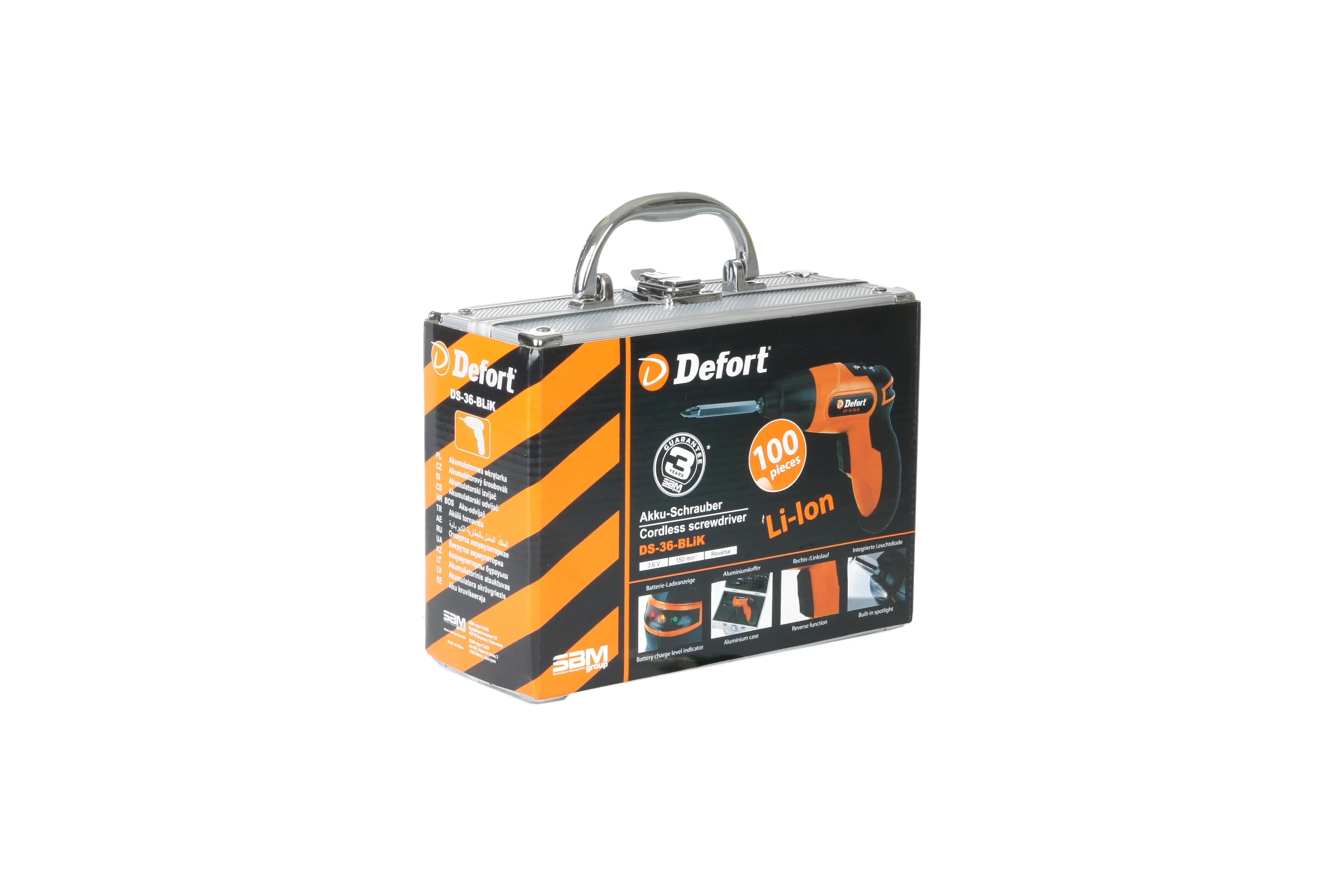 Аккумуляторная отвертка DEFORT DS-36-BLiK 98295696