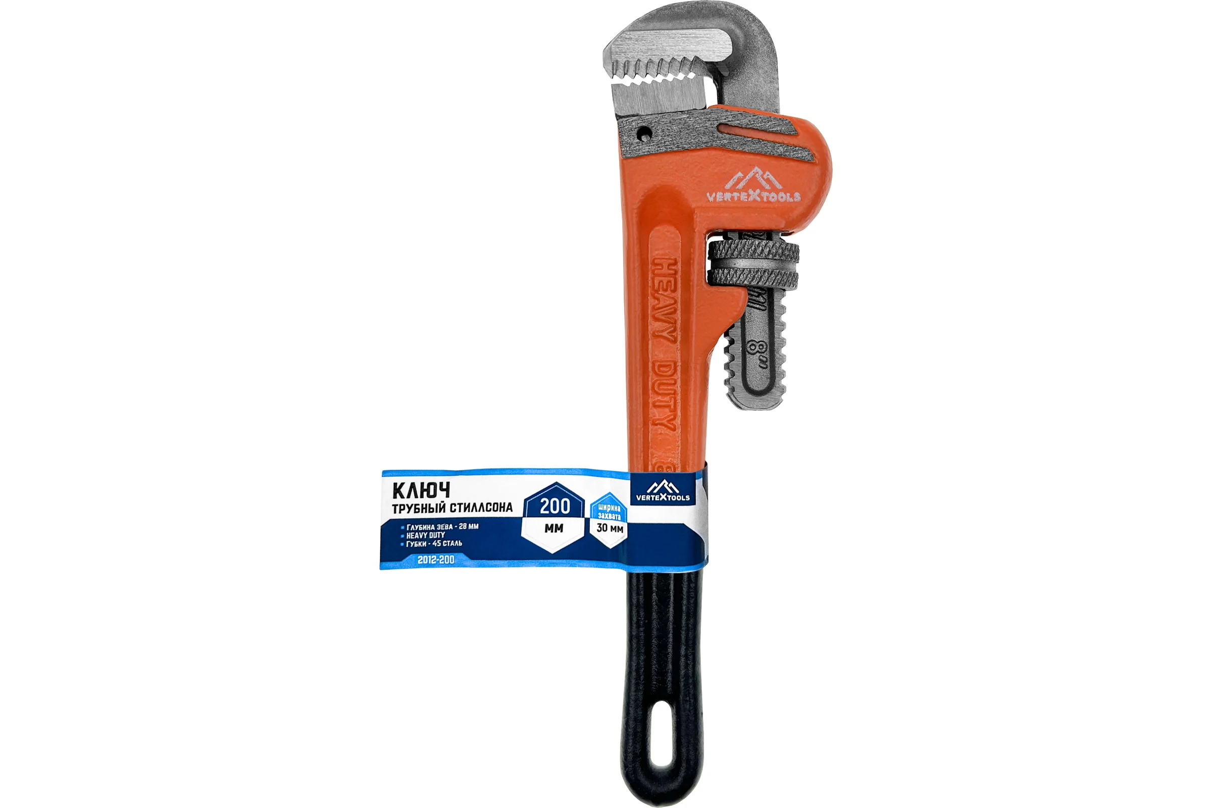 Трубный ключ Стиллсона vertextools 200мм 2012-200
