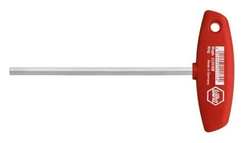 T-образная шестигранная отвертка SW2.0x200 Wiha Classic 334 00905