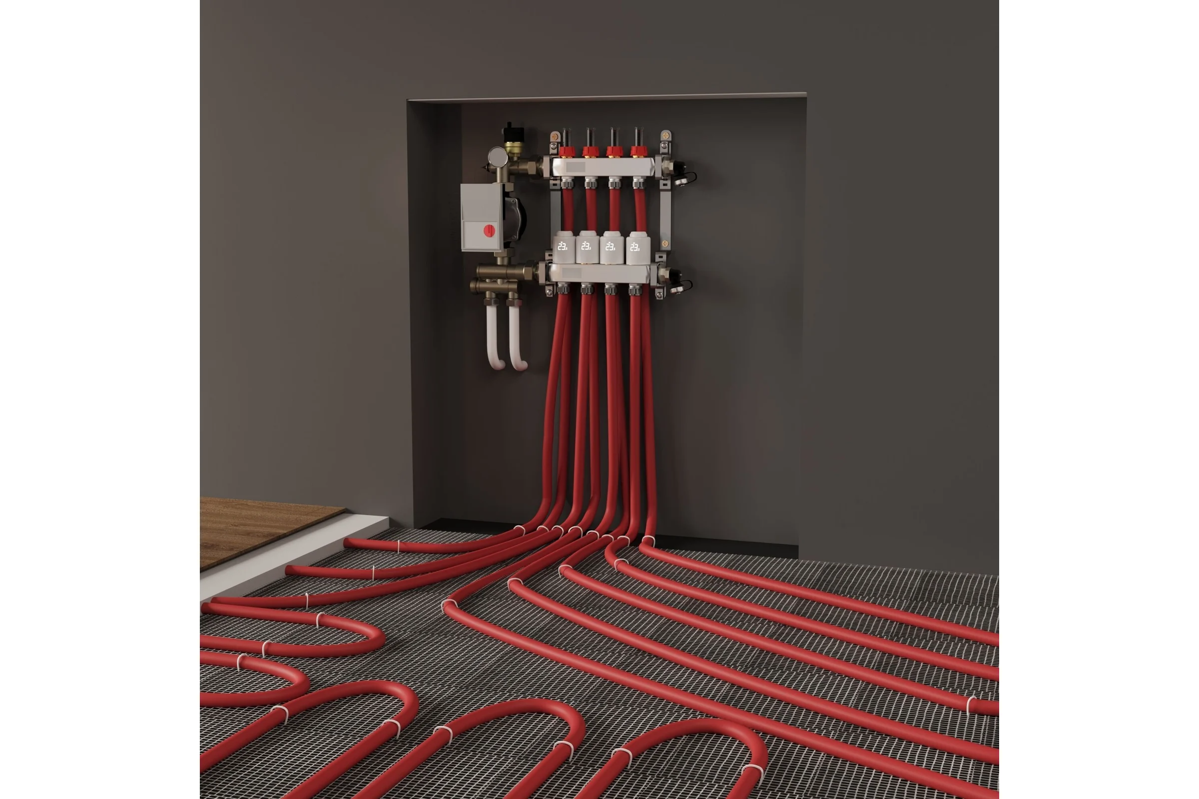 Терморегулятор отопления умный белый Elektrostandard a061850