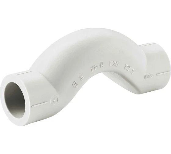 Раструбный короткий обвод RIIFO Alba PP-R 32-32 белый (уп 5шт) 1100047309