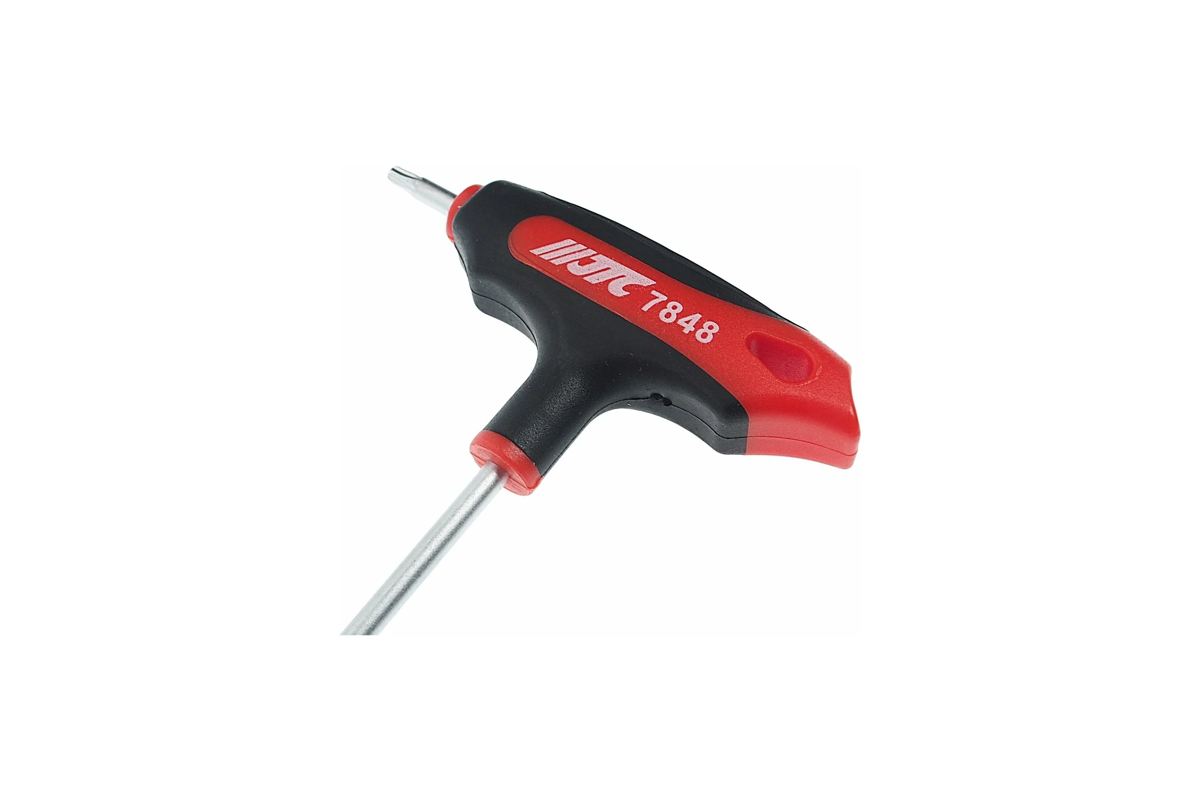 Ключ двусторонний JTC TORX с отверстием и Т-образной рукояткой T15H, 784815 189752