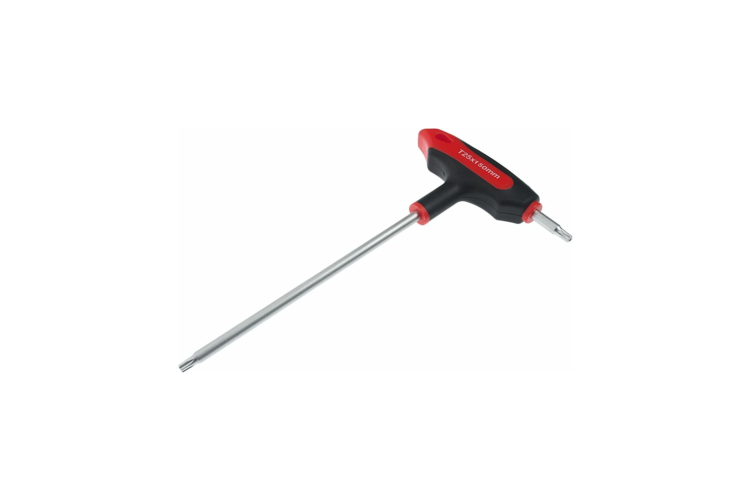 Ключ двусторонний JTC TORX с отверстием и Т-образной рукояткой T25H, 784825 189754