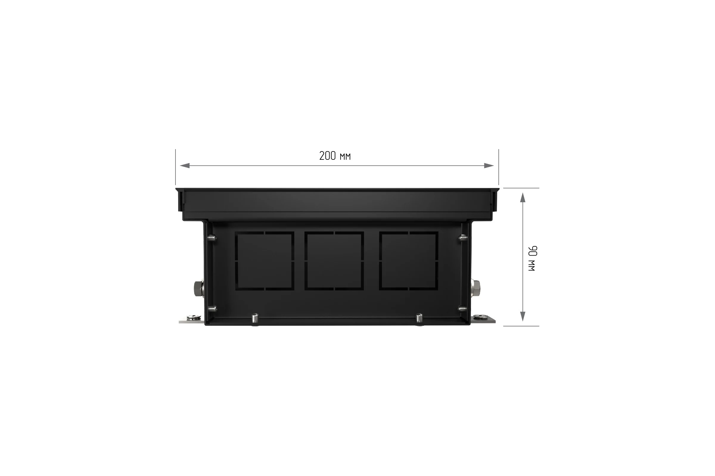 Внутрипольный конвектор ROYAL THERMO ATRIUM-90/200/1200-DG-U-NA НС-1430110
