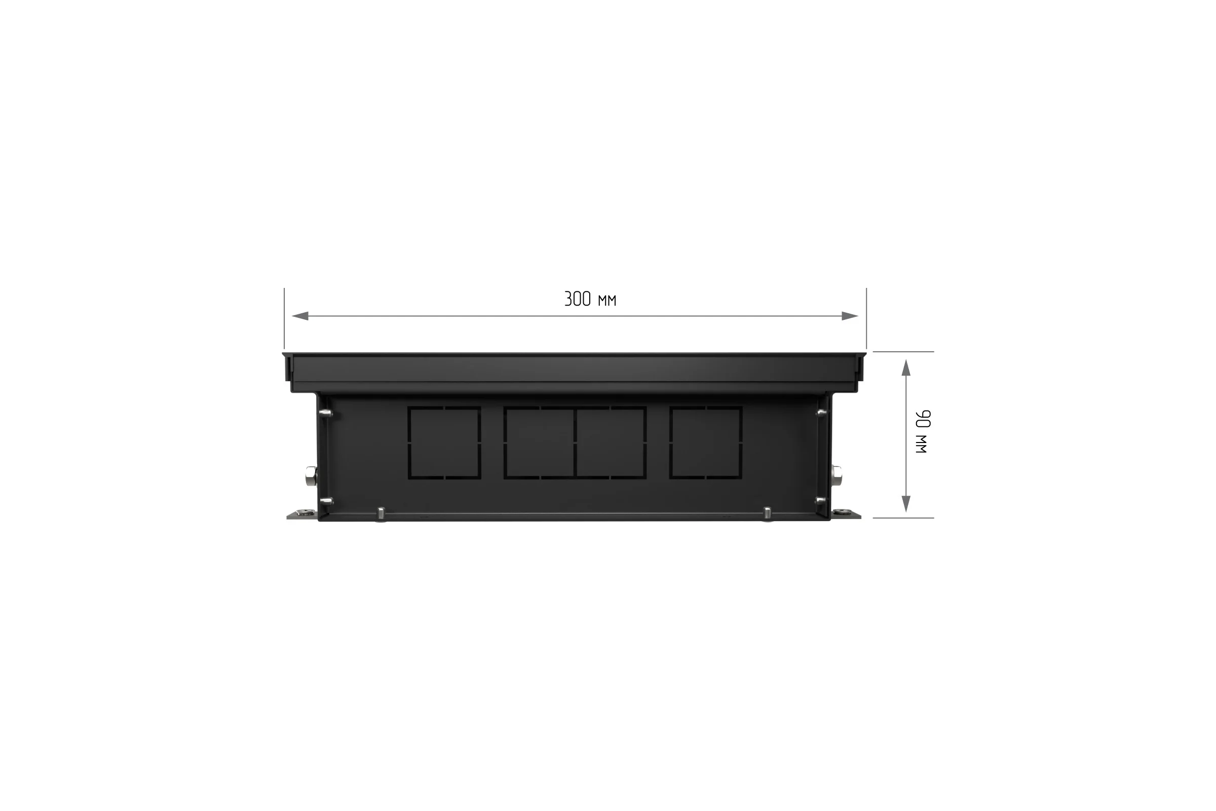 Внутрипольный конвектор ROYAL THERMO ATRIUM-90/300/2000-DG-U-NA НС-1430138