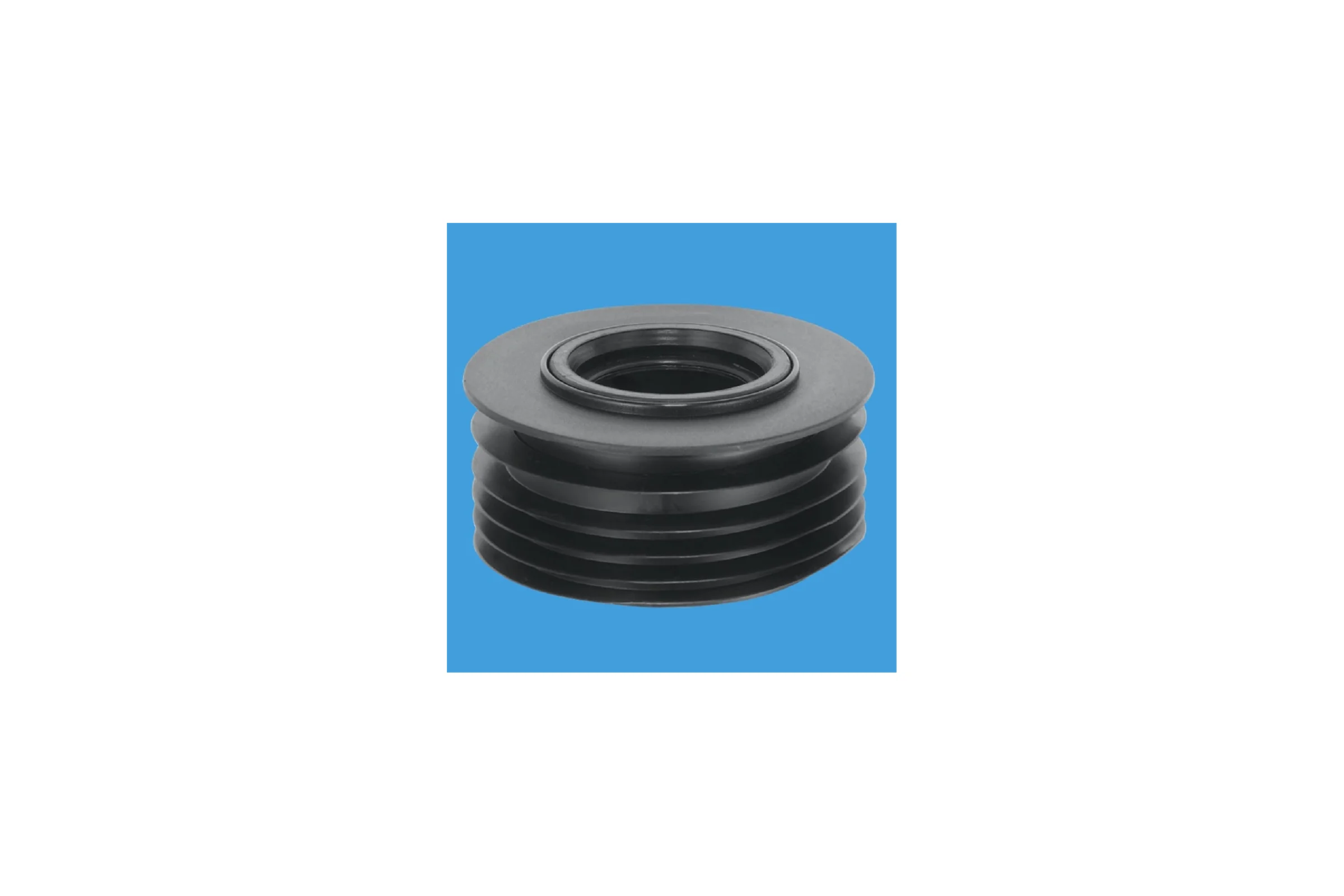 Переход McAlpine пластик. ф110-50 цвет черн. MRDC3-BL