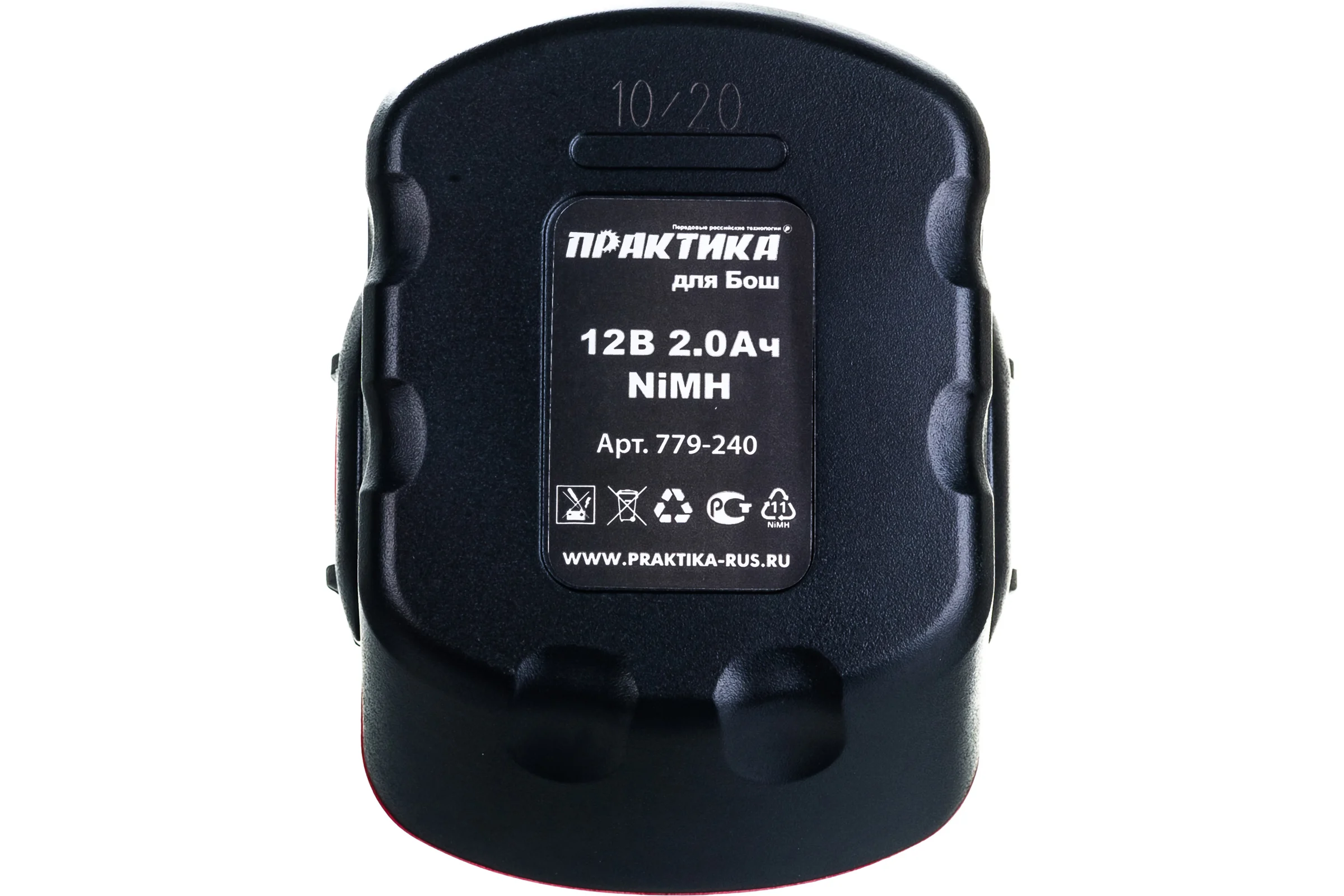 Аккумулятор (12 В; 2.0 А*ч; NiMH) для инструментов BOSCH коробка ПРАКТИКА 779-240