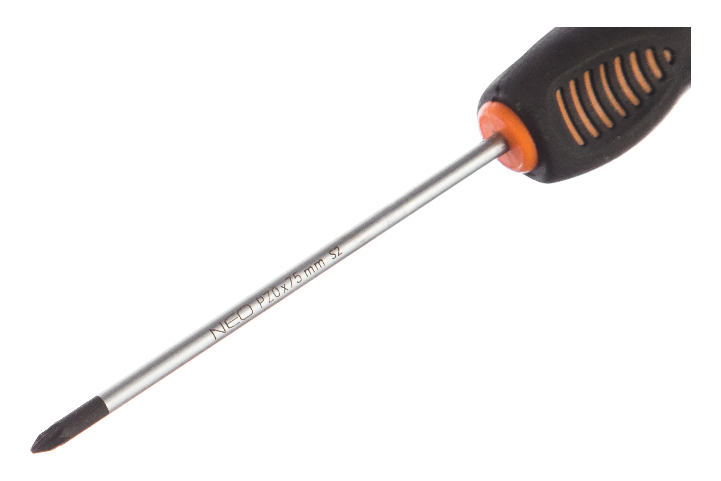 Крестовая отвертка NEO Tools PZ0x75 мм CrMo 04-031