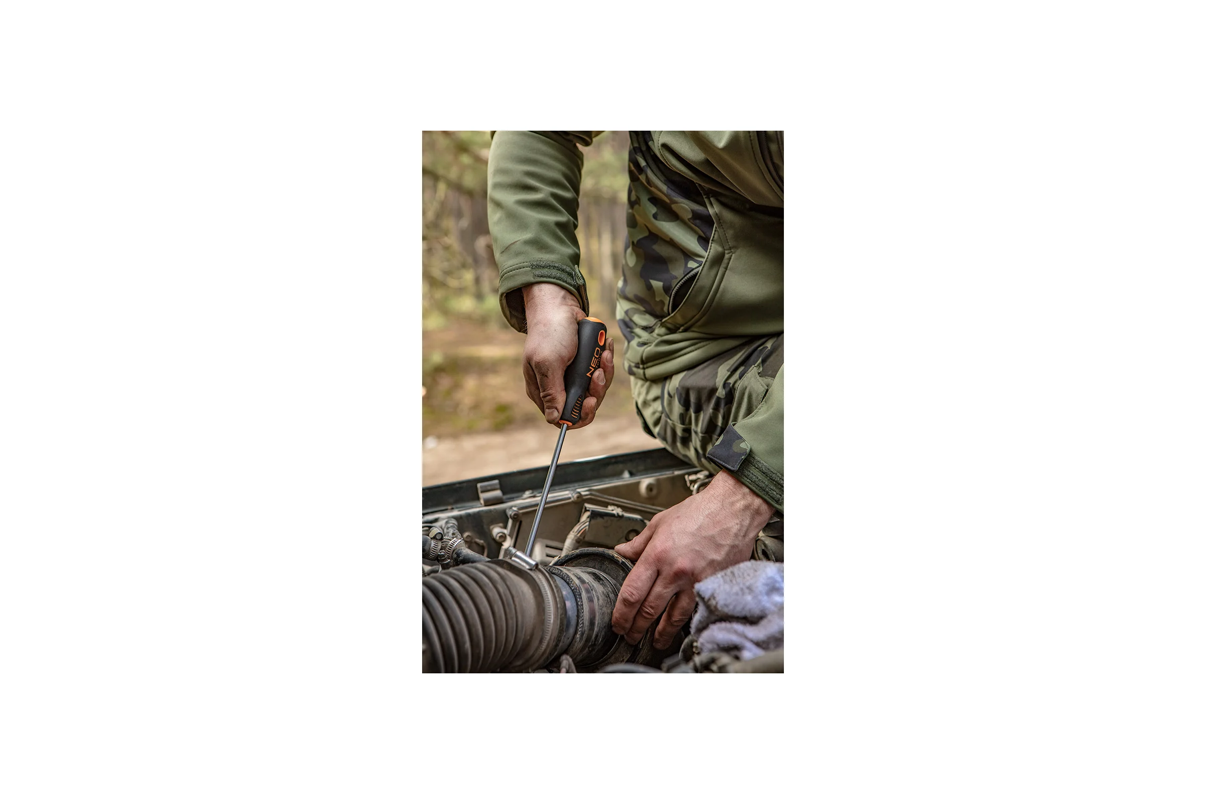 Крестовая отвертка NEO Tools PZ2x38 мм CrMo 04-033