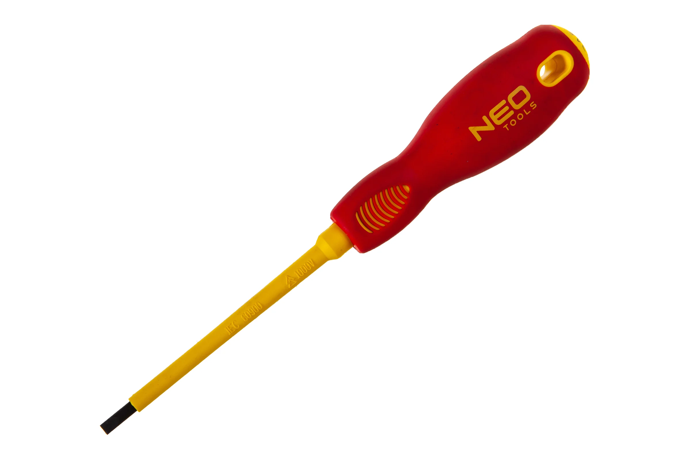 Шлицевая отвертка NEO Tools 4.0x100 мм 1000 В CrMo 04-053