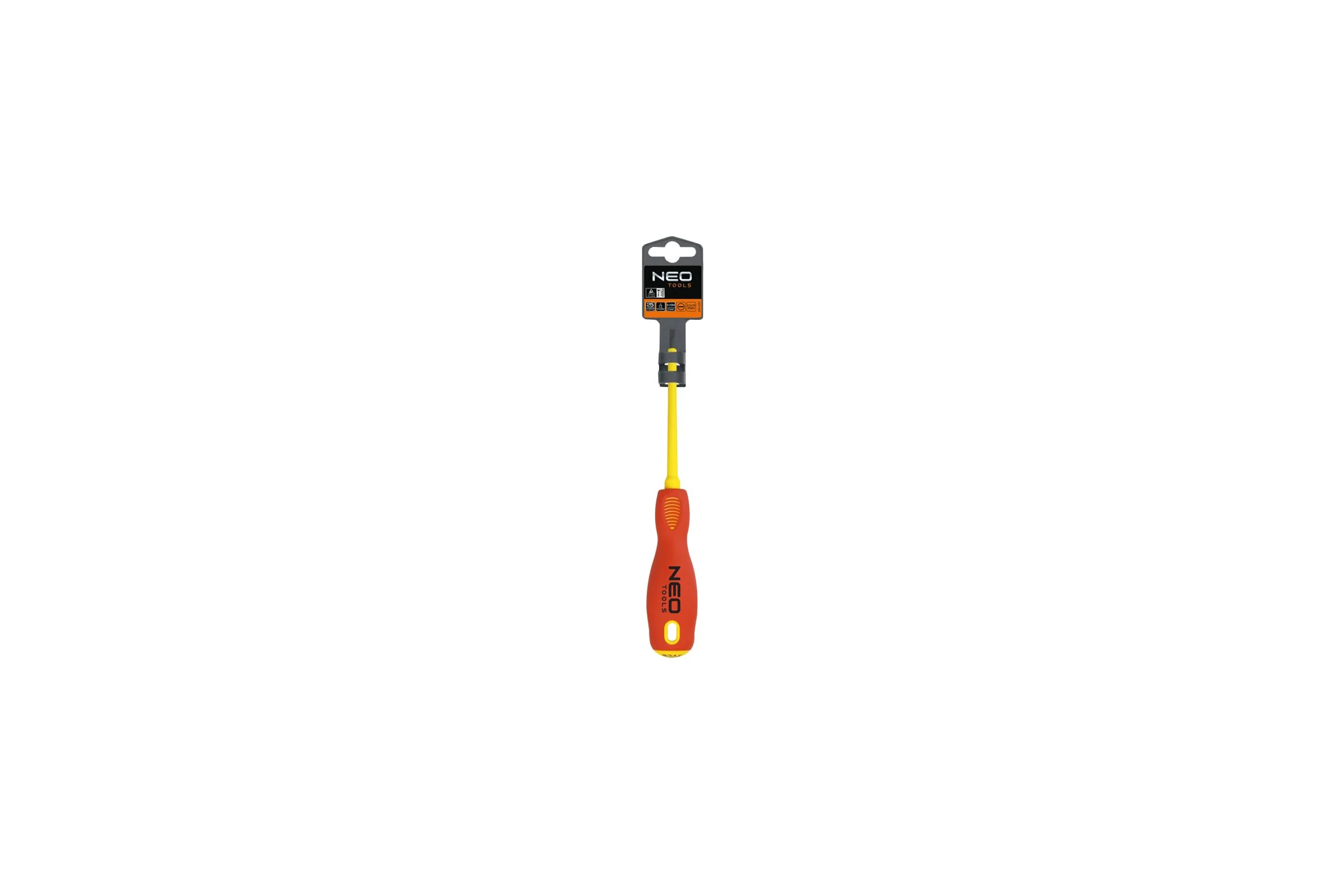 Шлицевая отвертка NEO Tools 4.0x100 мм 1000 В CrMo 04-053