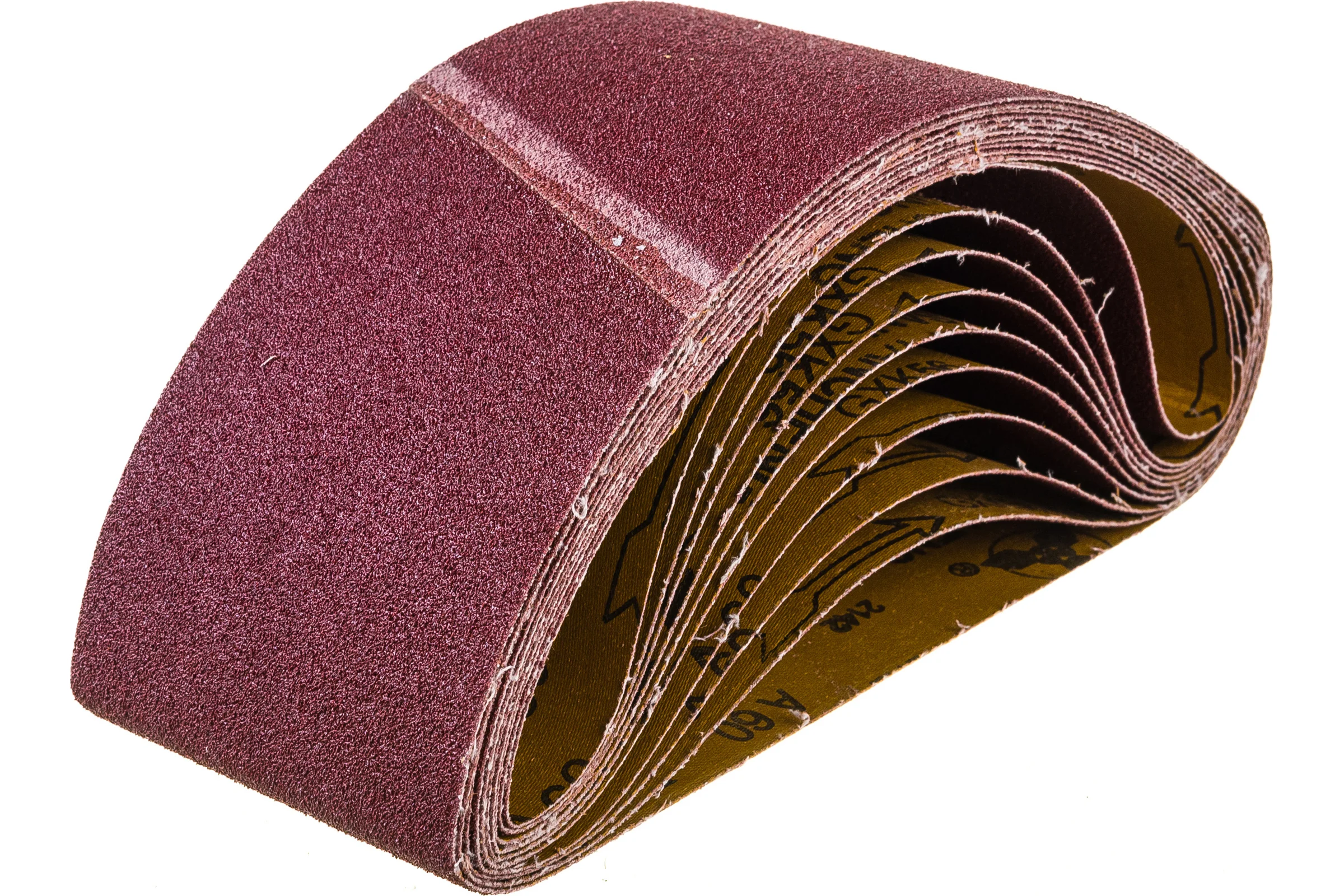 Лента шлифовальная (10 шт; 100х610 мм; P60) ПРАКТИКА 037-916