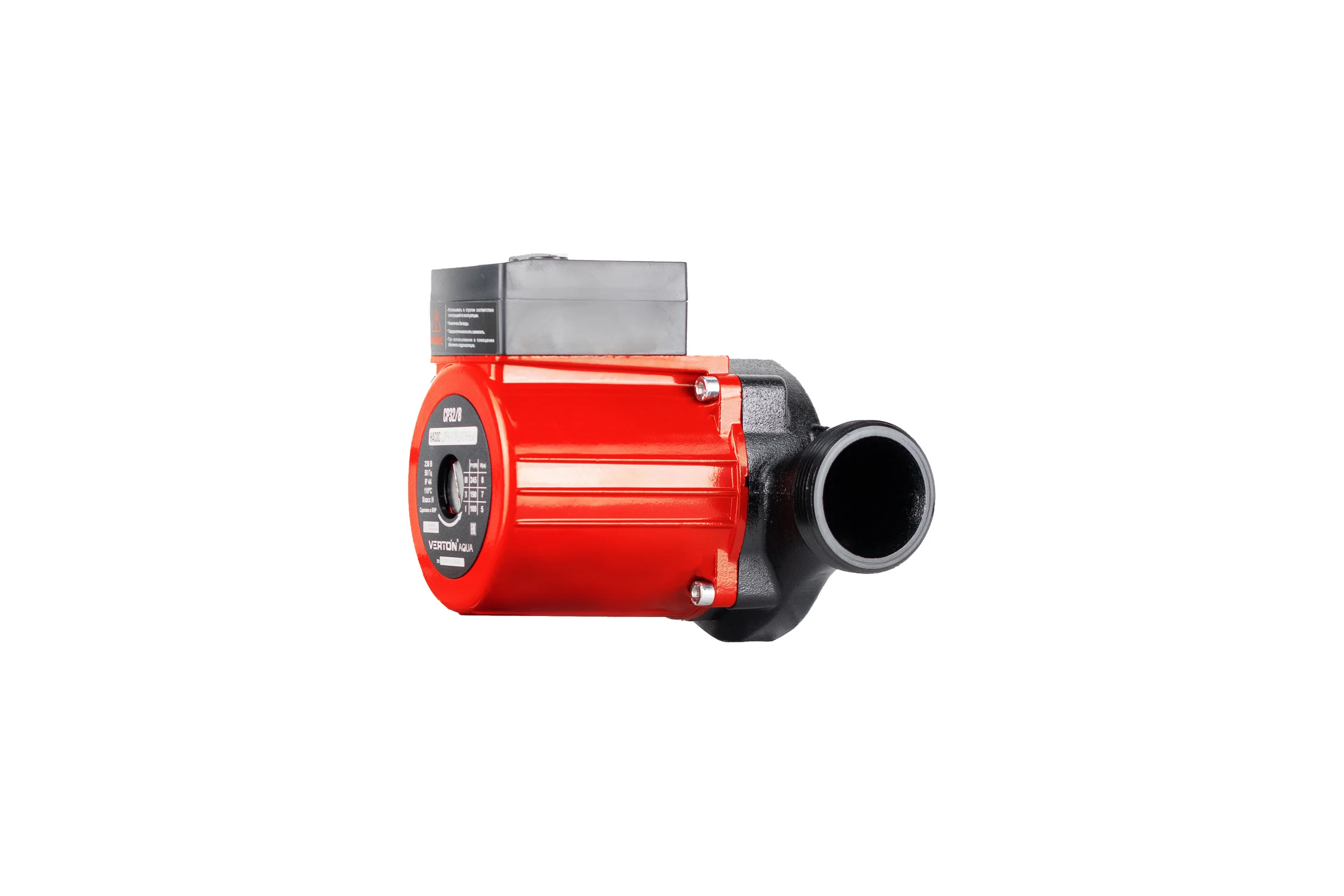 Циркуляционный насос VERTON aqua cp32/8 (245-190-100 вт, q max 180-90-50 л, h max 8-7-5, l180 мм, подключение 59 мм) 01.13296.13886
