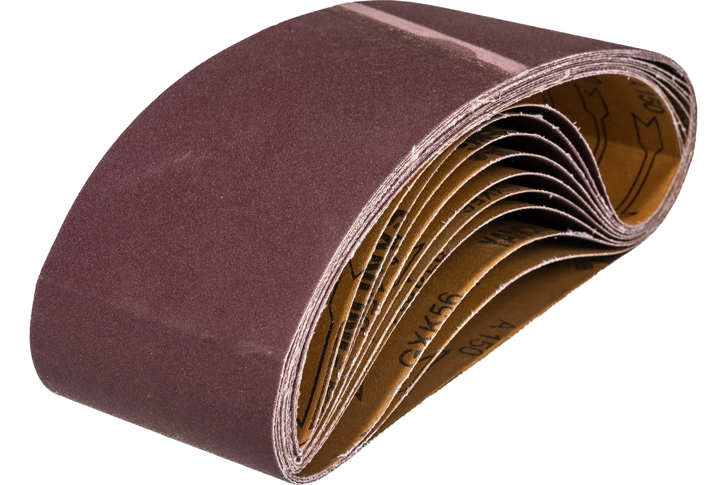 Лента шлифовальная (10 шт; 100х610 мм; P150) ПРАКТИКА 037-954