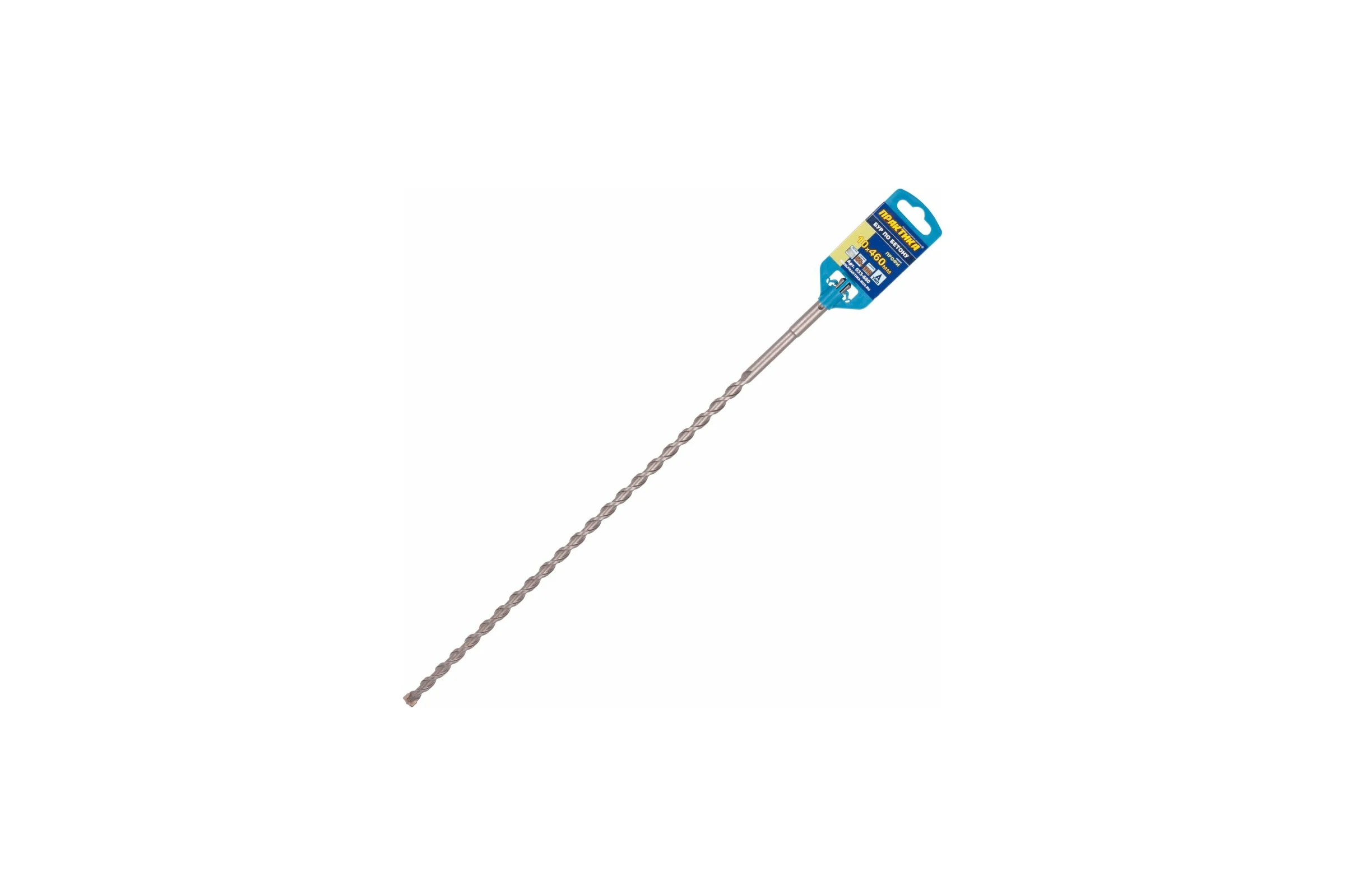 Бур по бетону серия Профи (10х460 мм; SDS-plus) ПРАКТИКА 033-680