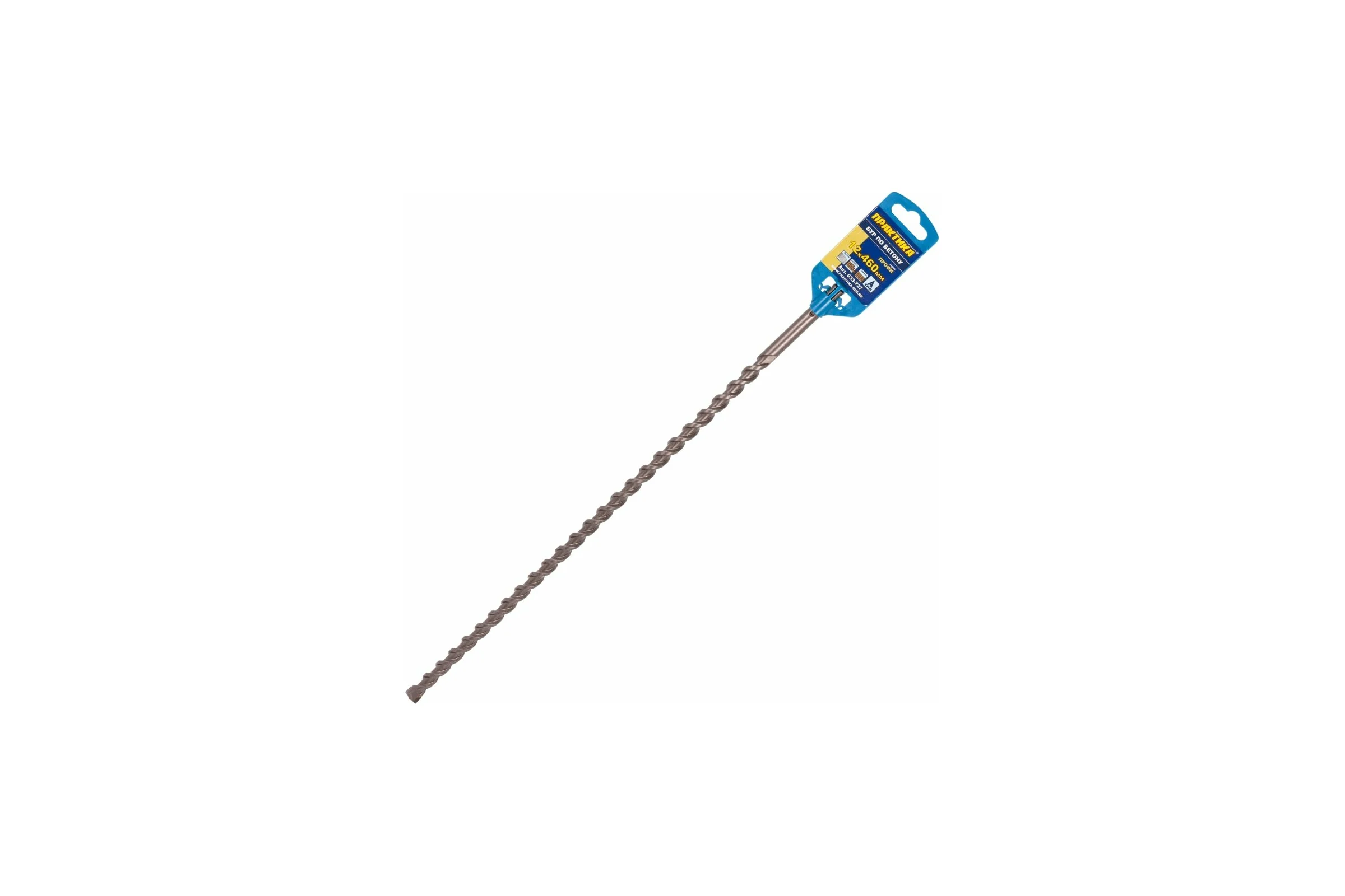 Бур по бетону серия Профи (12х460 мм; SDS-plus) ПРАКТИКА 033-727