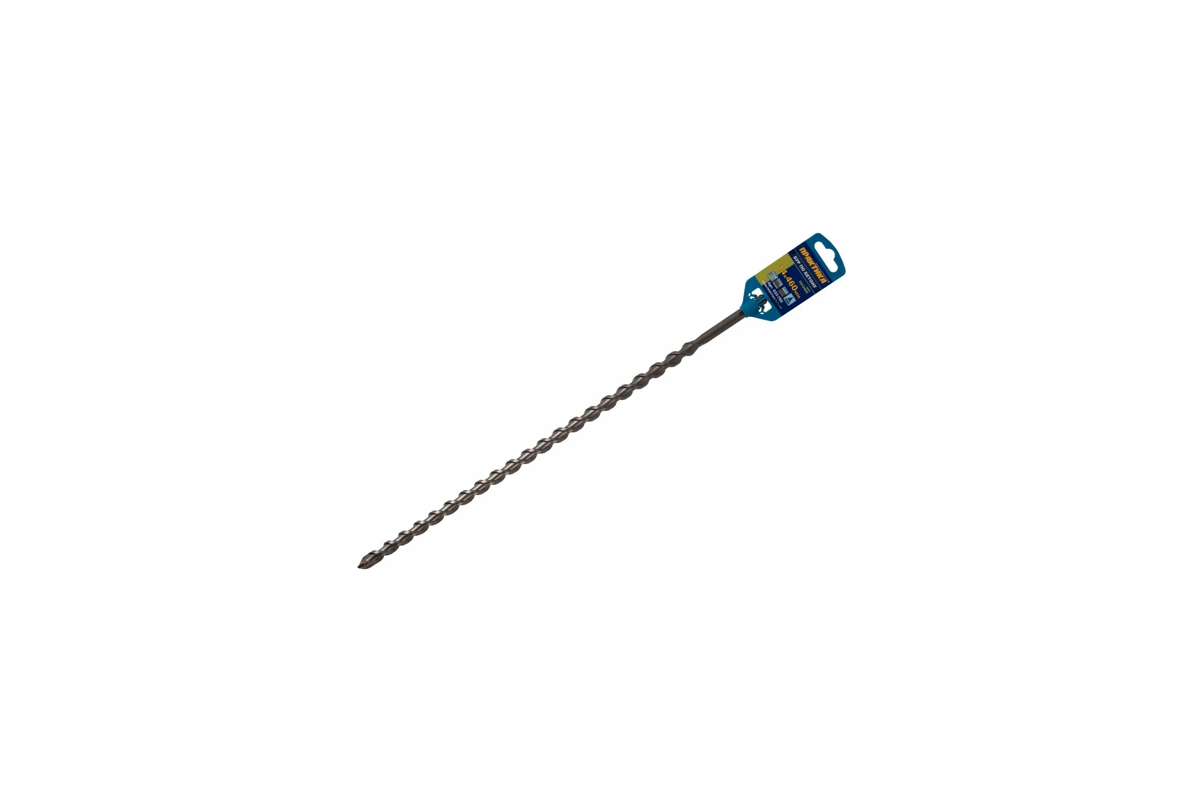 Бур по бетону серия Профи (14х460 мм; SDS-plus) ПРАКТИКА 033-765
