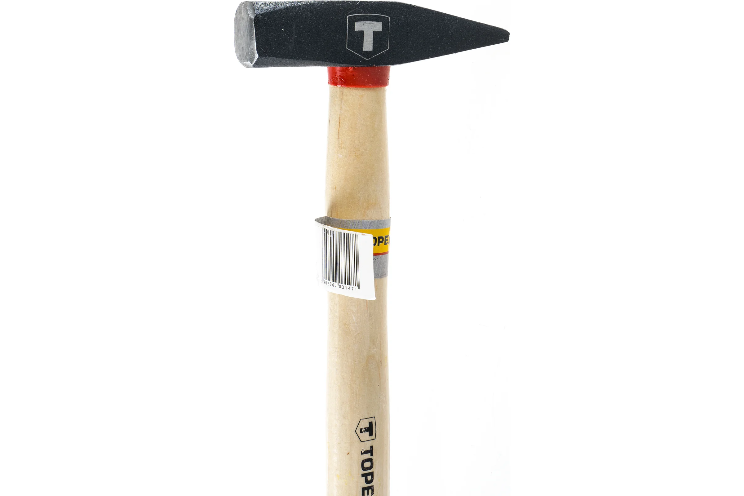 Столярный молоток TOPEX с рукояткой из ясеня, 500 г 02A405