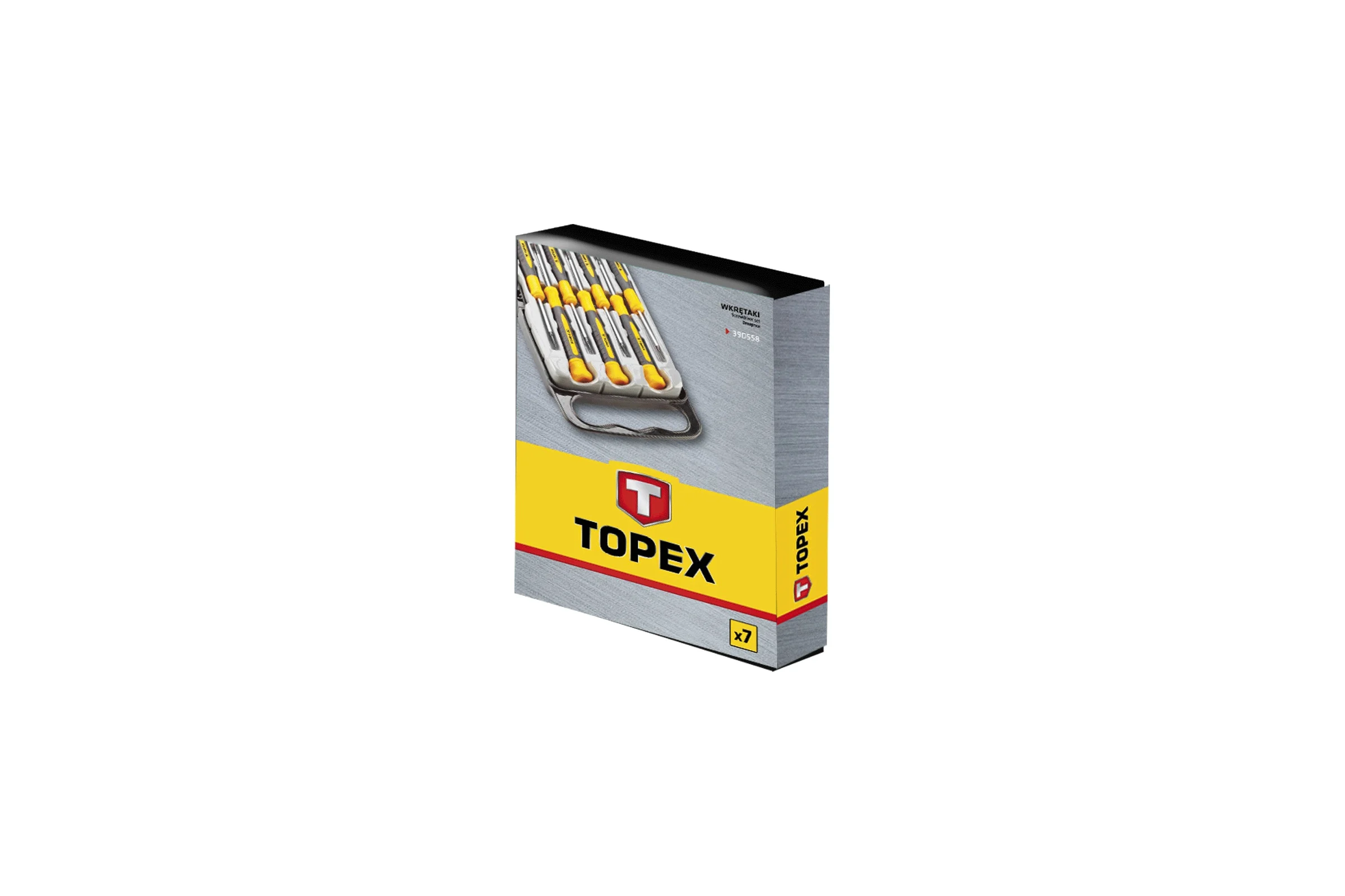 Набор прецизионных отверток TOPEX 7 шт. 39D558