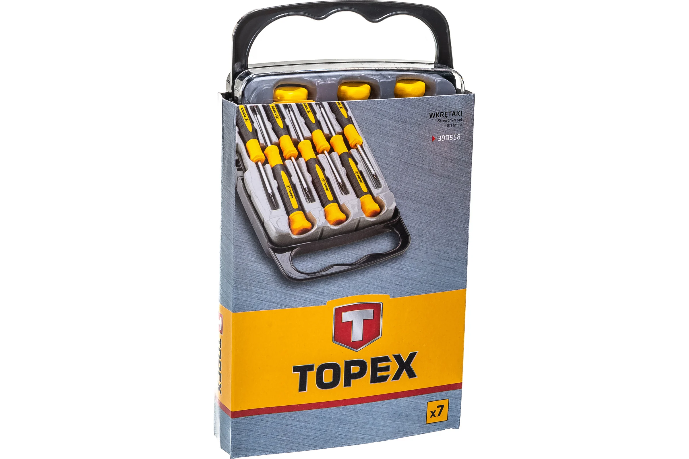 Набор прецизионных отверток TOPEX 7 шт. 39D558