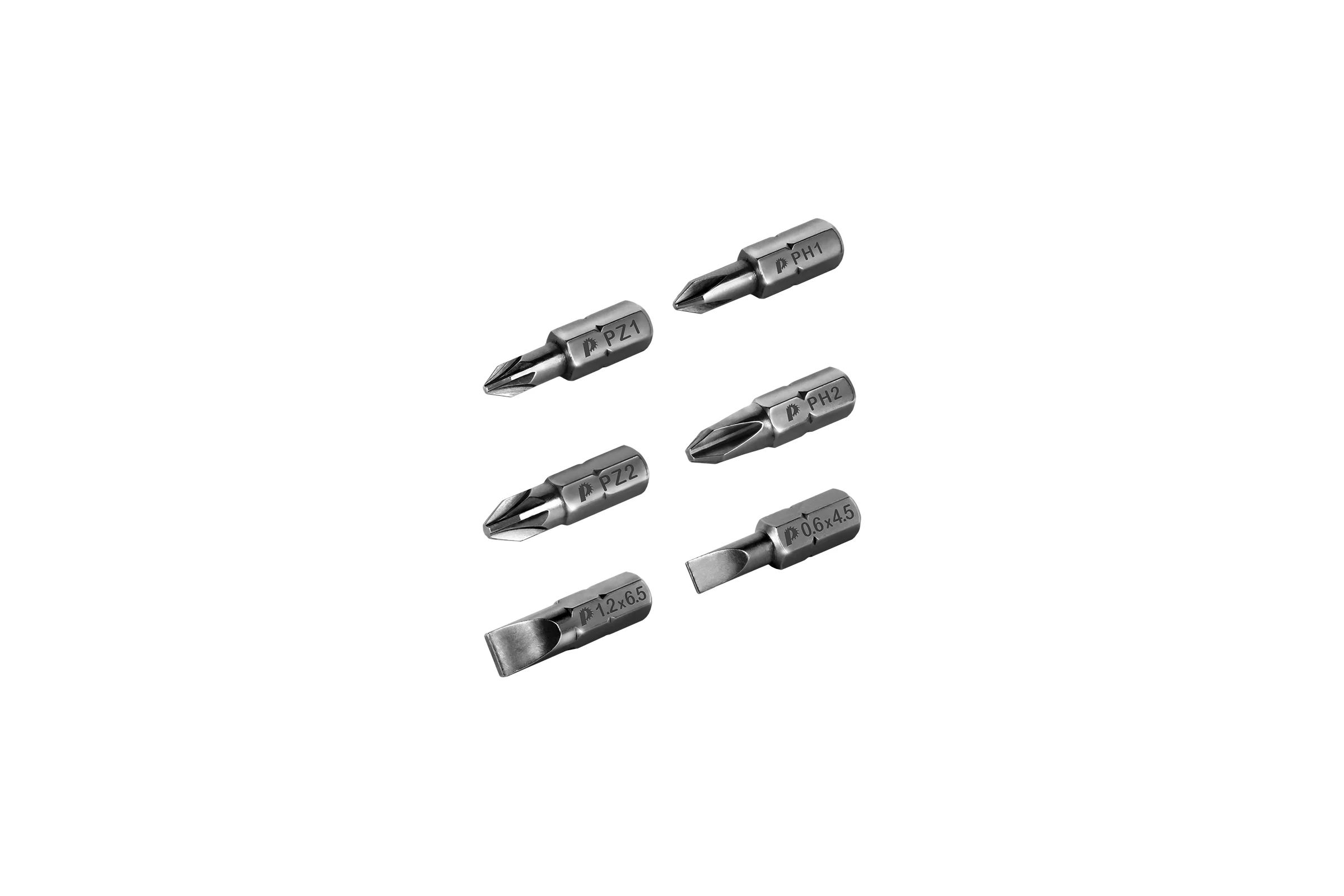Набор бит (6 шт; PH; PZ; SL; 25 мм) ПРАКТИКА 036-551